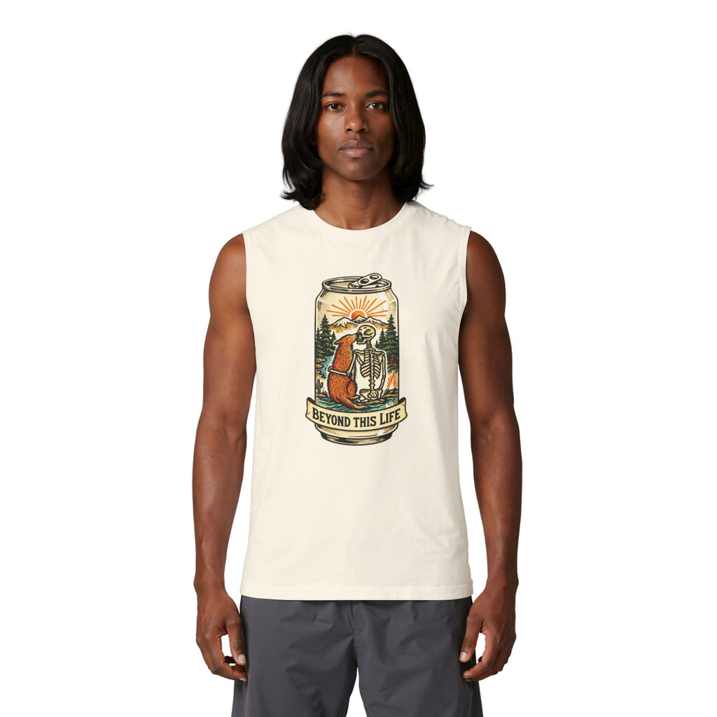 Muscle Tank | Beyond This Life Skeleton Can Graphic