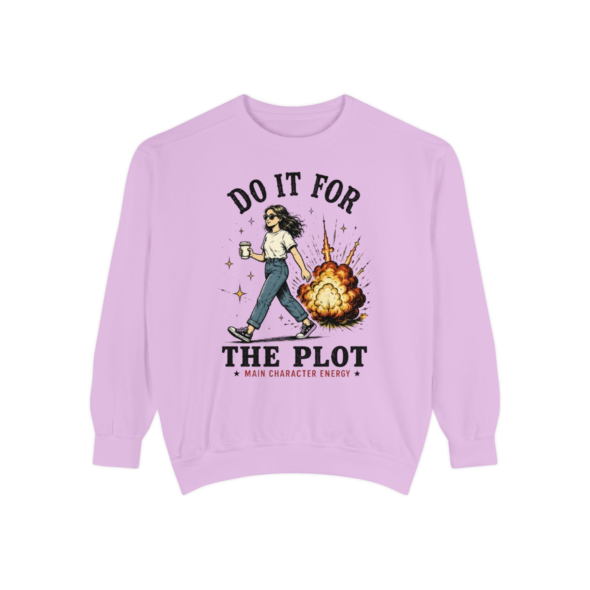 Do It For The Plot Sweatshirt | Literary Aesthetic Crewneck