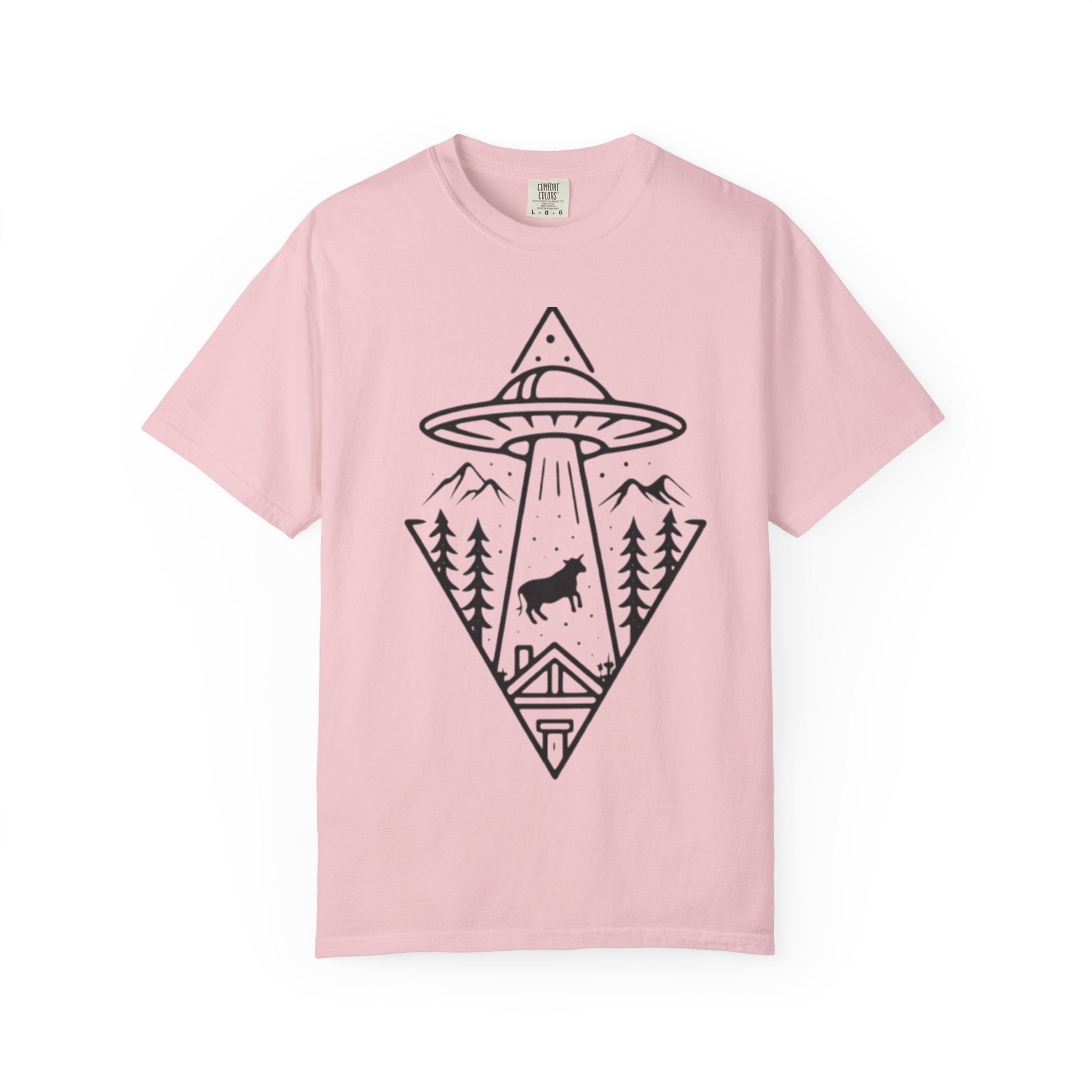 Cow UFO T-Shirt | Alien Abduction Graphic Tee