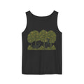 Deer Stand Woodland Tank Top | Hunting Cabin Forest Silhouette