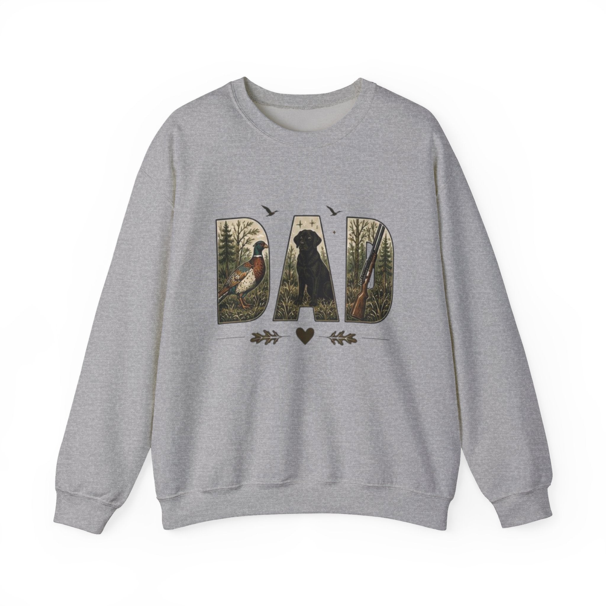 Dad Woodland Hunting Crewneck Sweatshirt | Fathers Day Gift