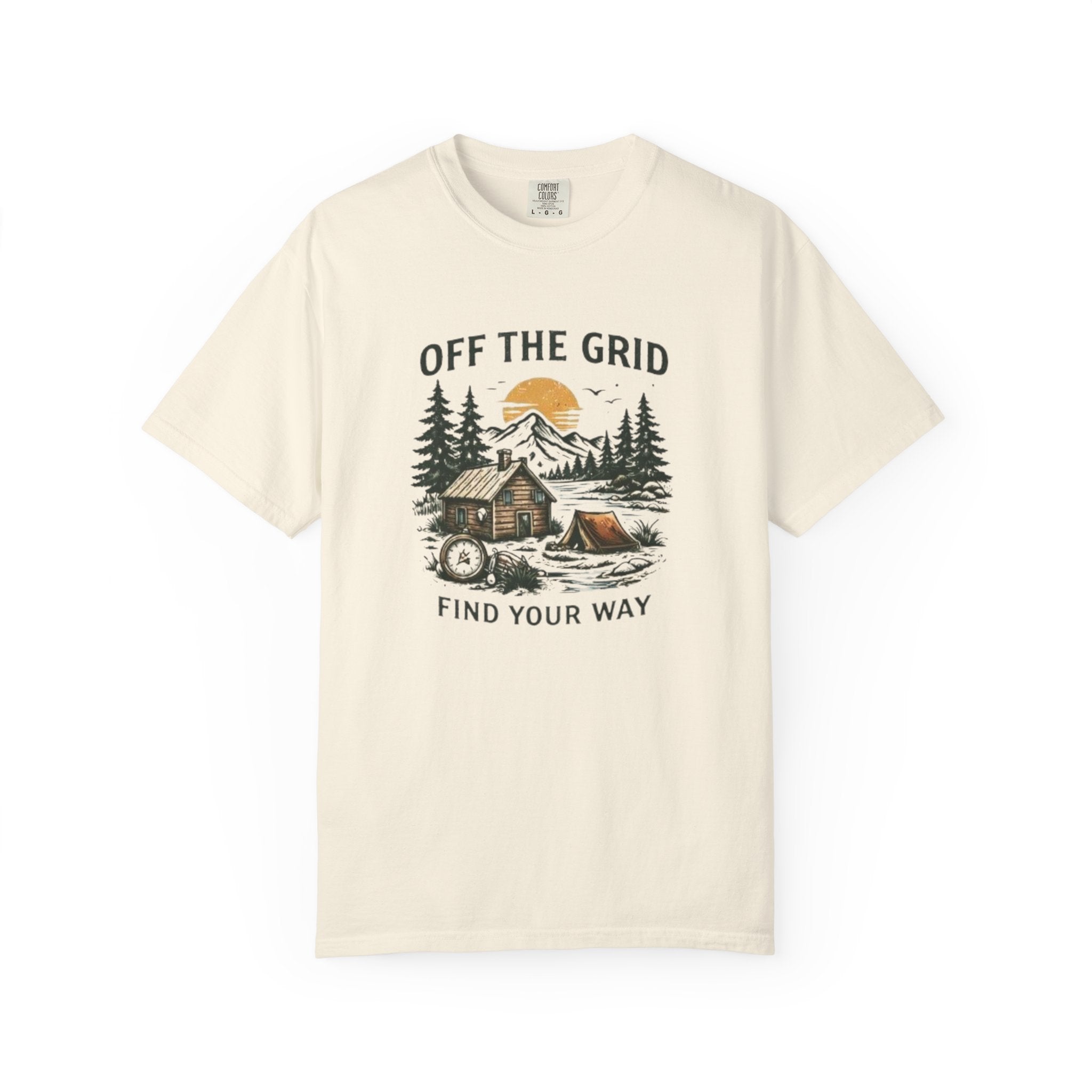 Off The Grid | Find Your Way Camping T-Shirt