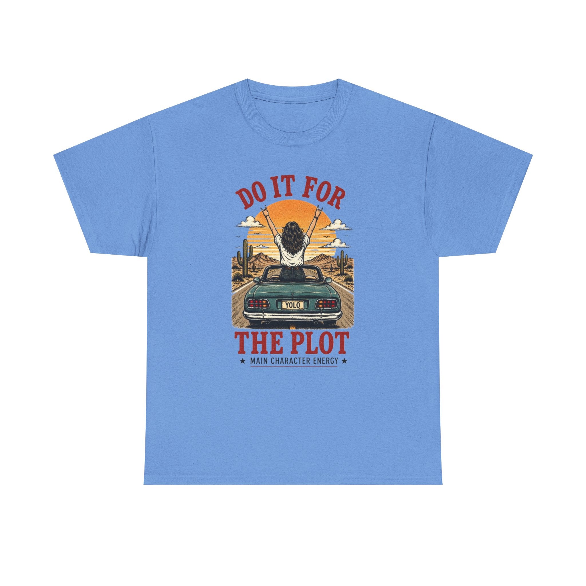 Do It For The Plot Tee | Retro Main Character Energy Graphic T-Shirt