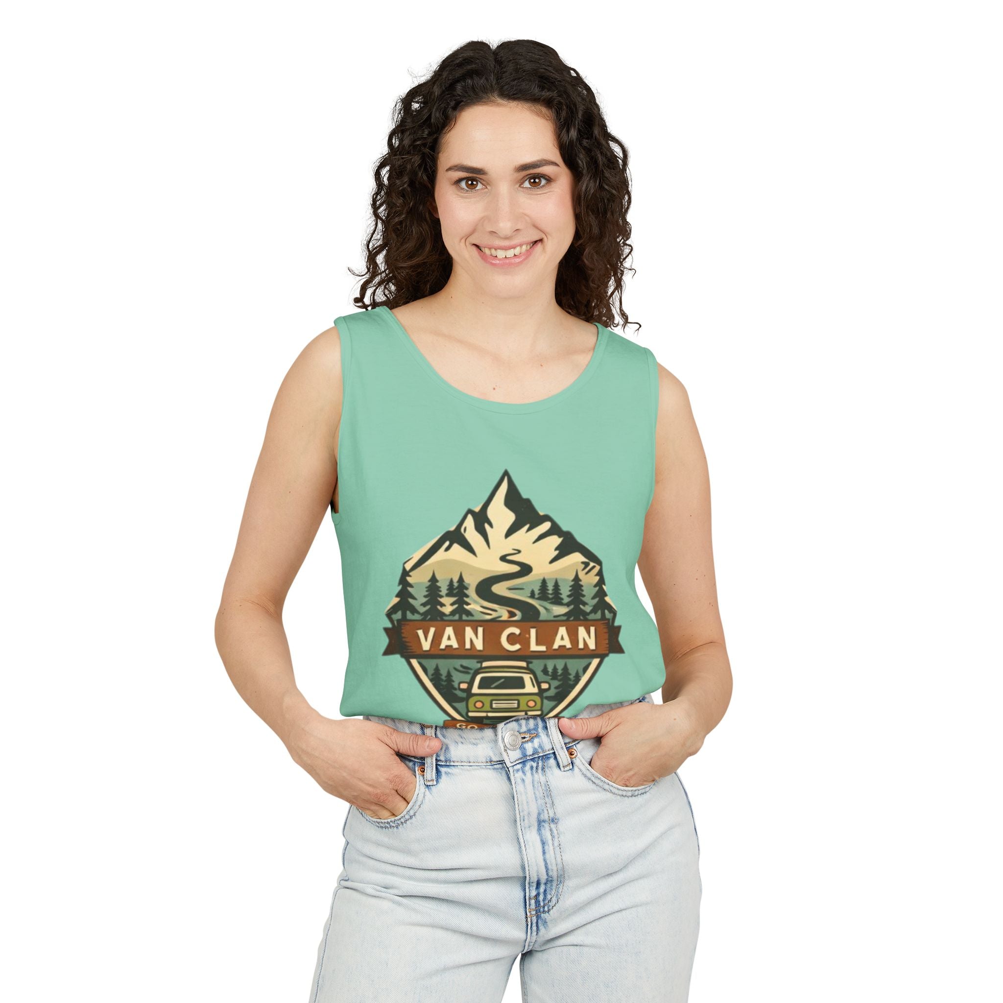 Van Clan Go Explore Tank Top | Adventure Van life Graphic Tank