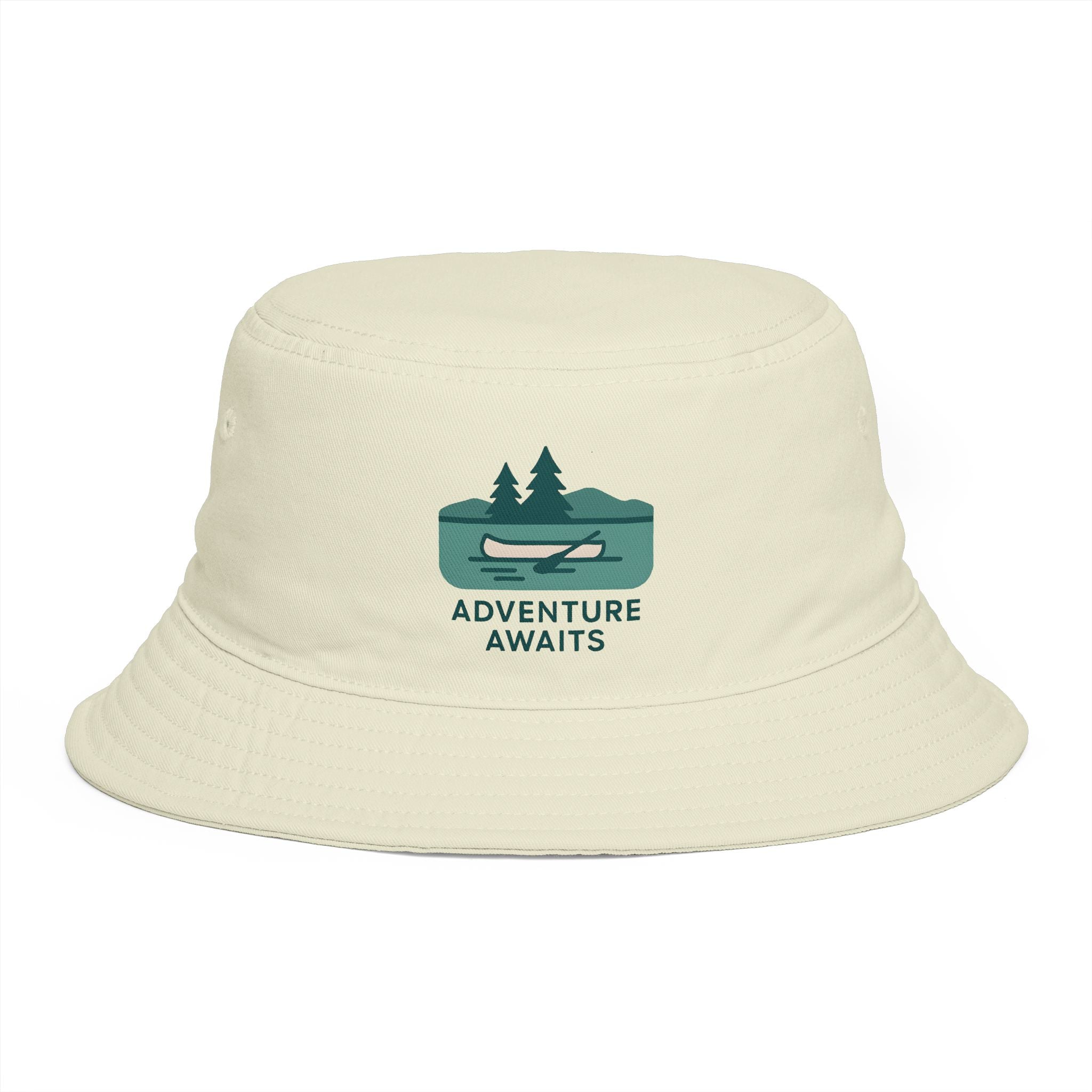 Adventure Awaits Bucket Hat | Canoe & Lake Outdoor Travel Hat