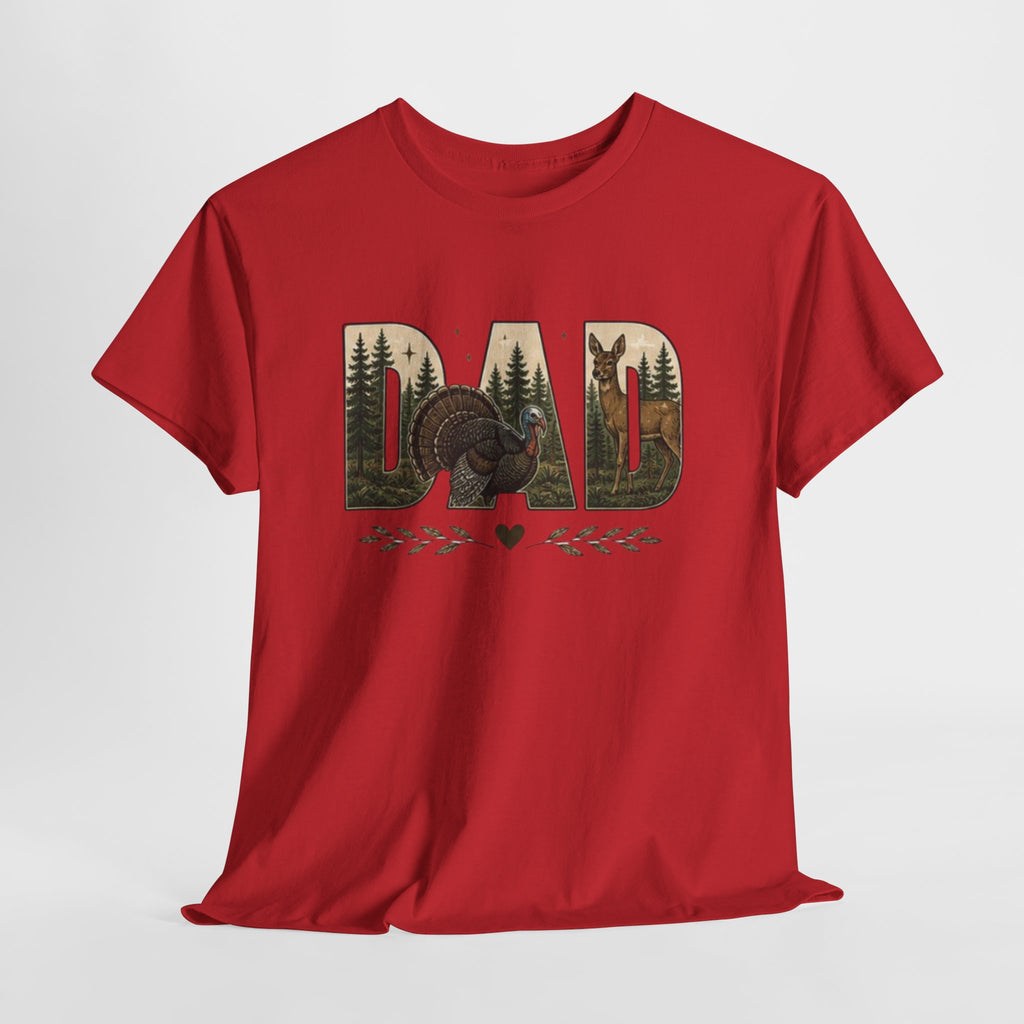 Dad Nature Crewneck Tee | Outdoor Turkey Hunting Fathers Day Shirt