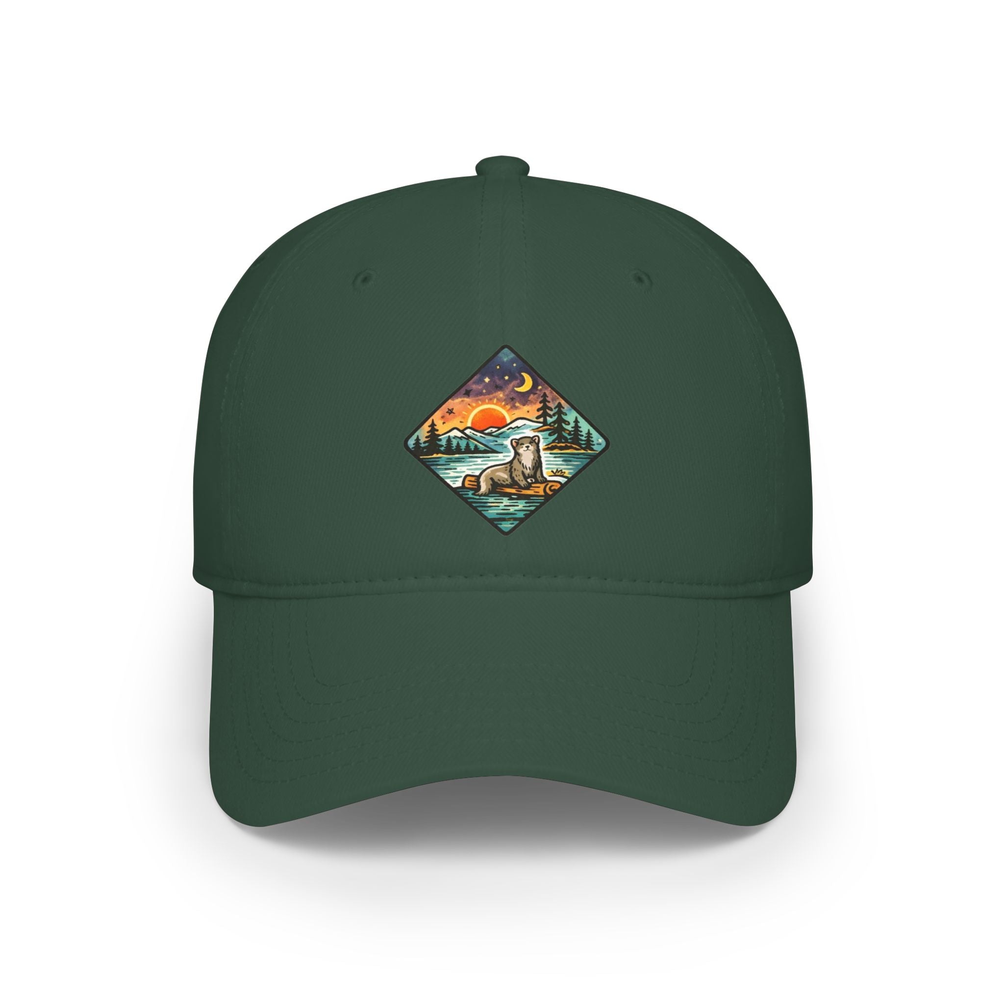Otter Galaxy Sunset Baseball Cap