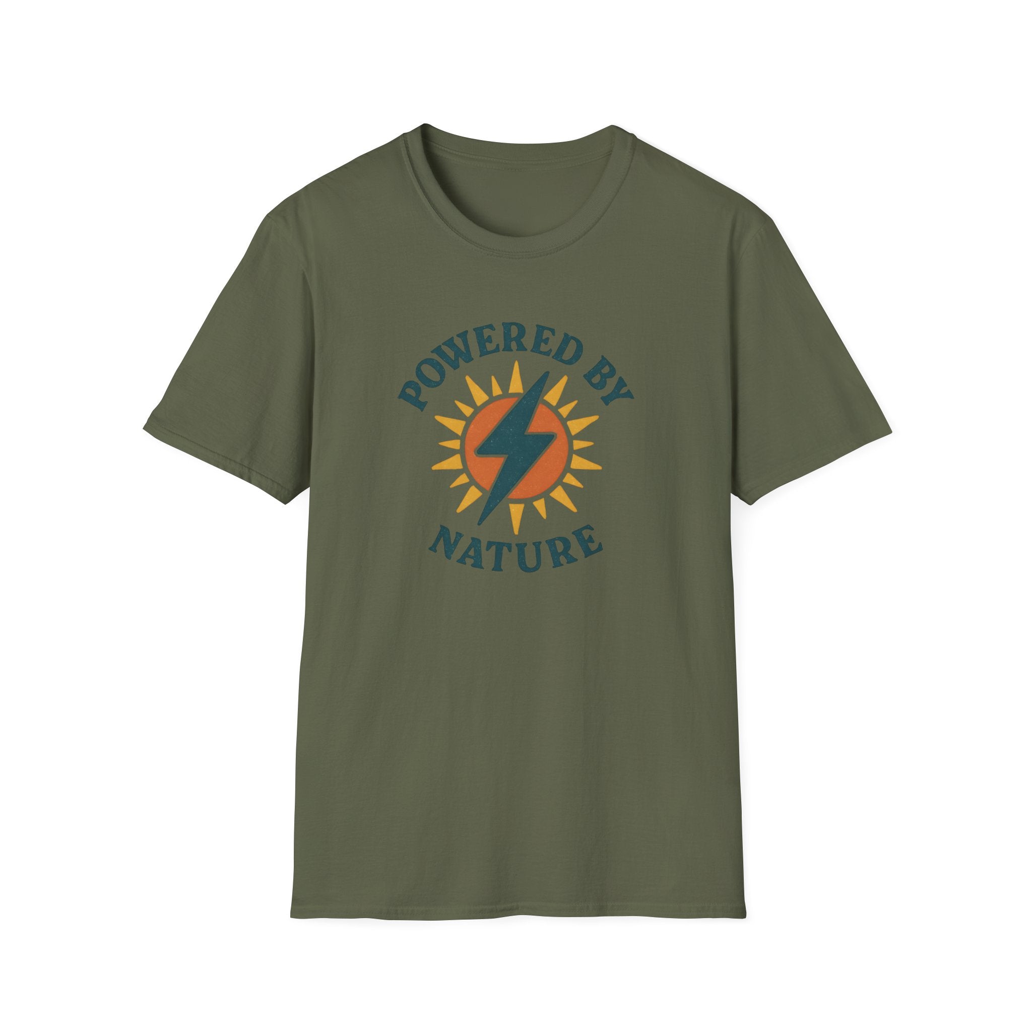 Powered by Nature T-Shirt | Eco-Inspired Graphic Tee