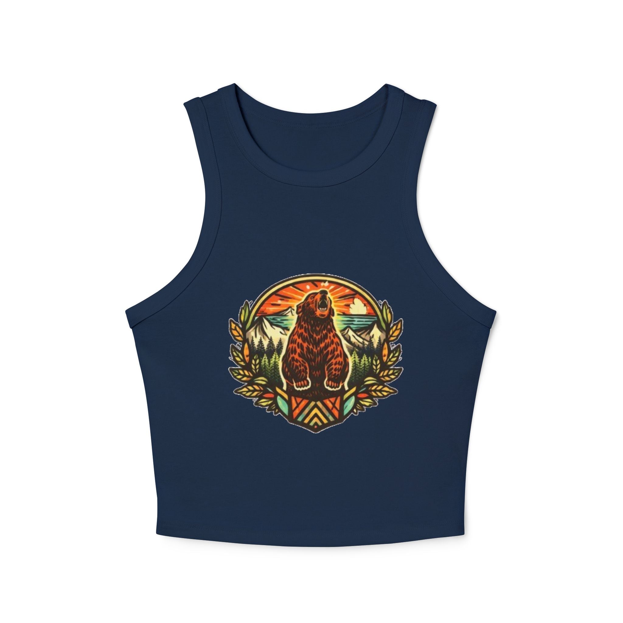 Women's Micro Rib Racer Tank Top