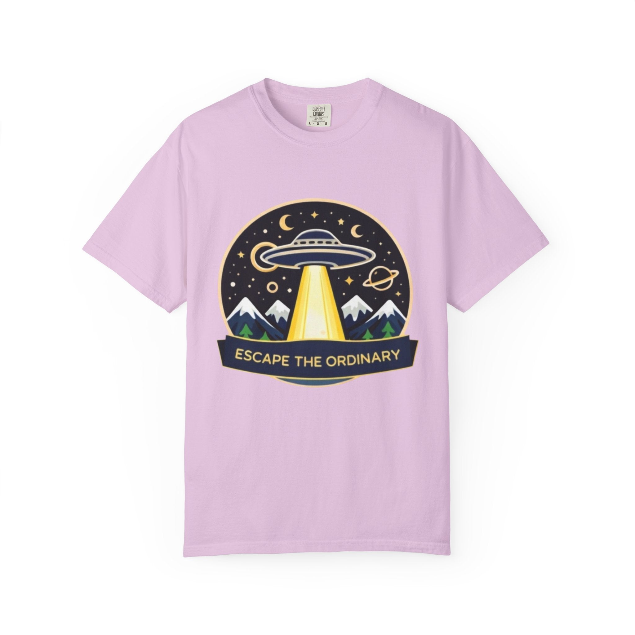 T-Shirt | "Escape the Ordinary" UFO Adventure Graphic Tee