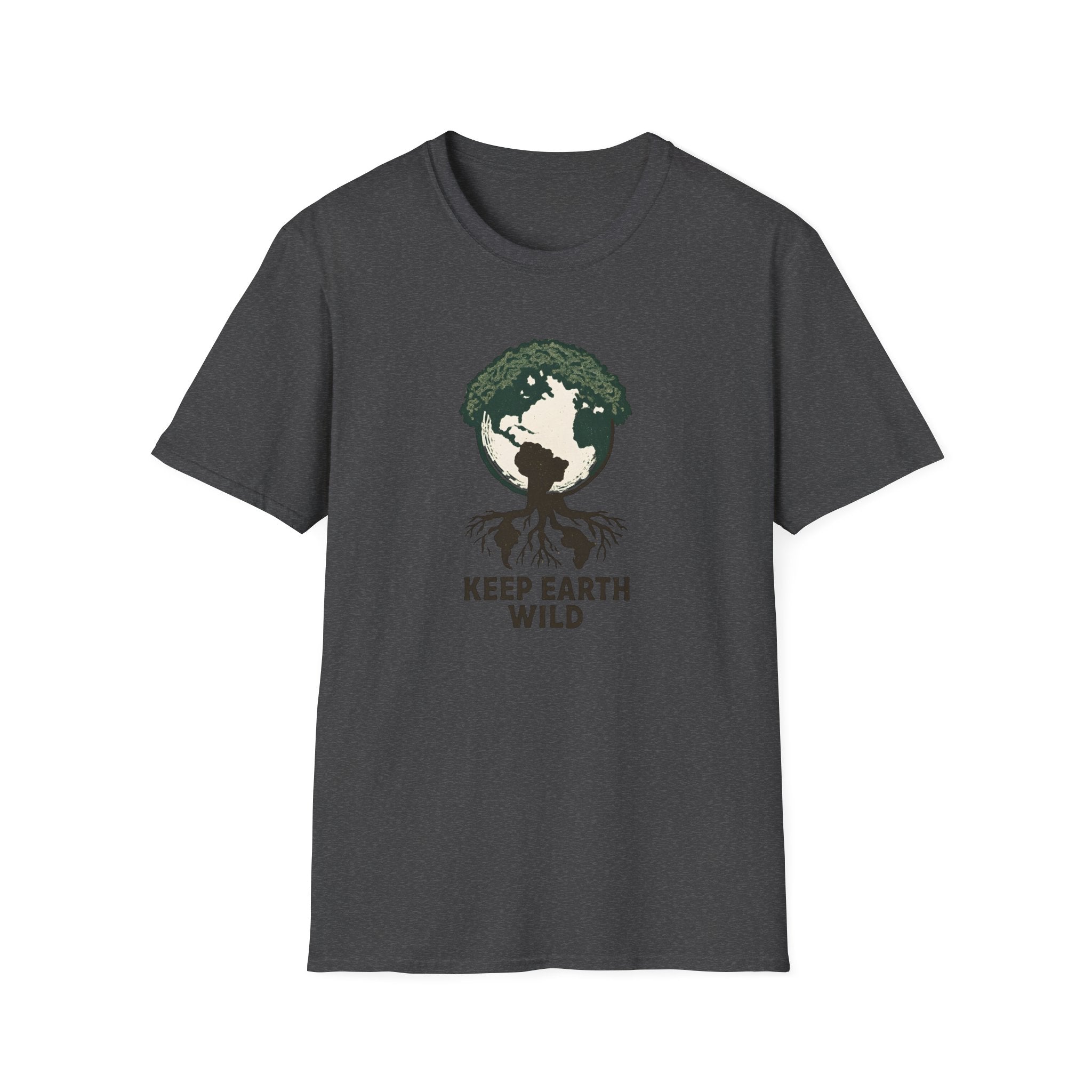 Keep Earth Wild T-Shirt | Eco Nature Conservation Tee