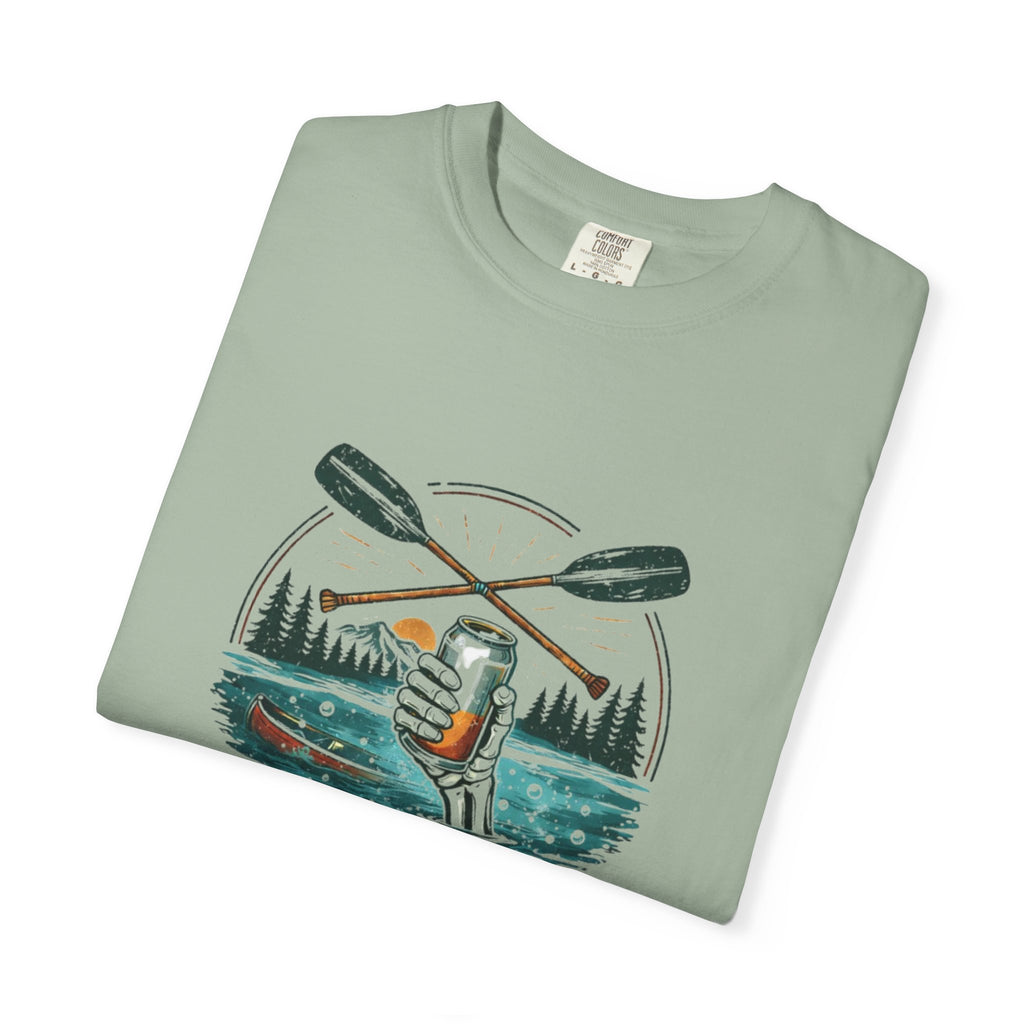 Explore More Worry Less T-Shirt | Outdoor Canoe Camping Adventure Tee