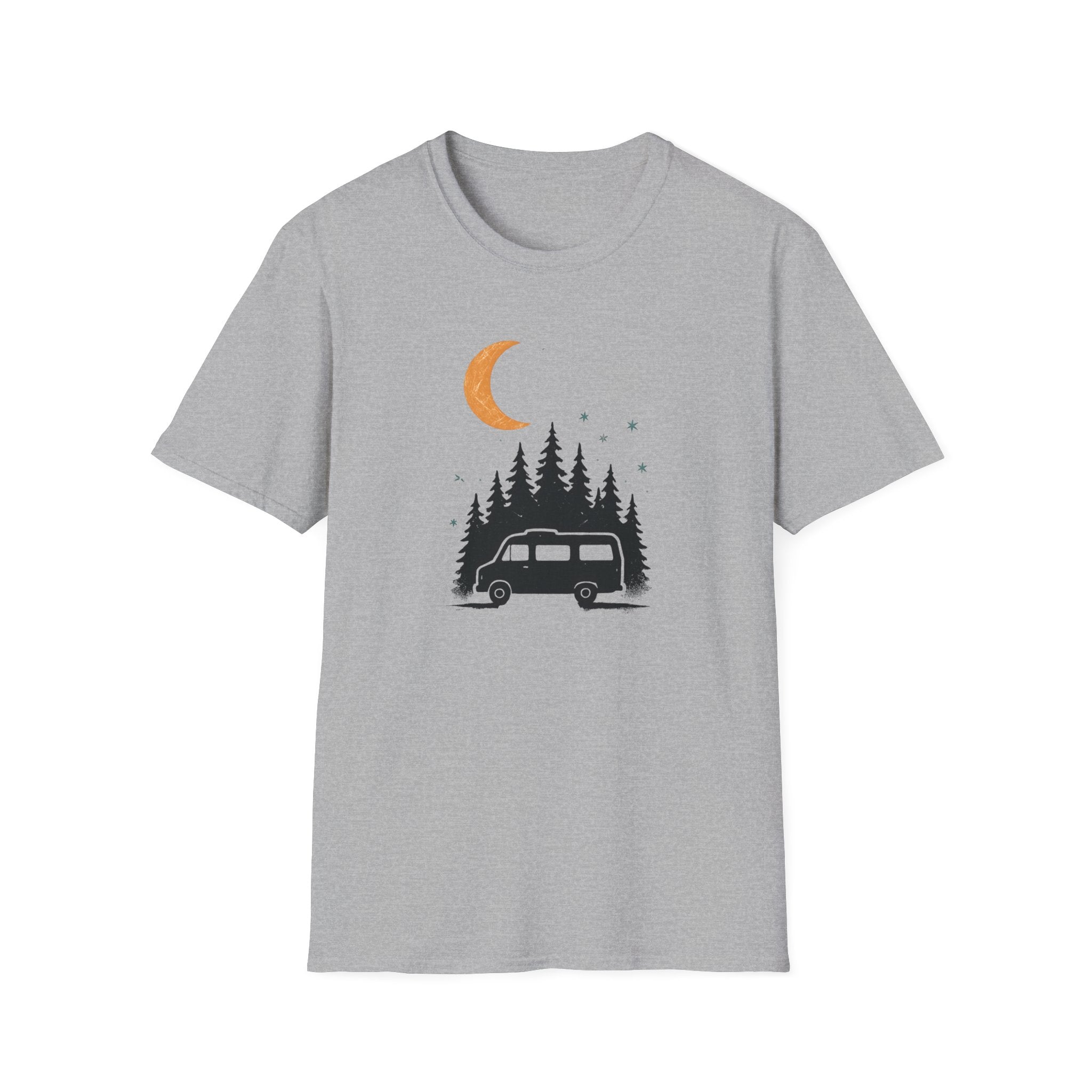 Moonlit Forest Camper T-Shirt | Moonlit Forest Camping Tee
