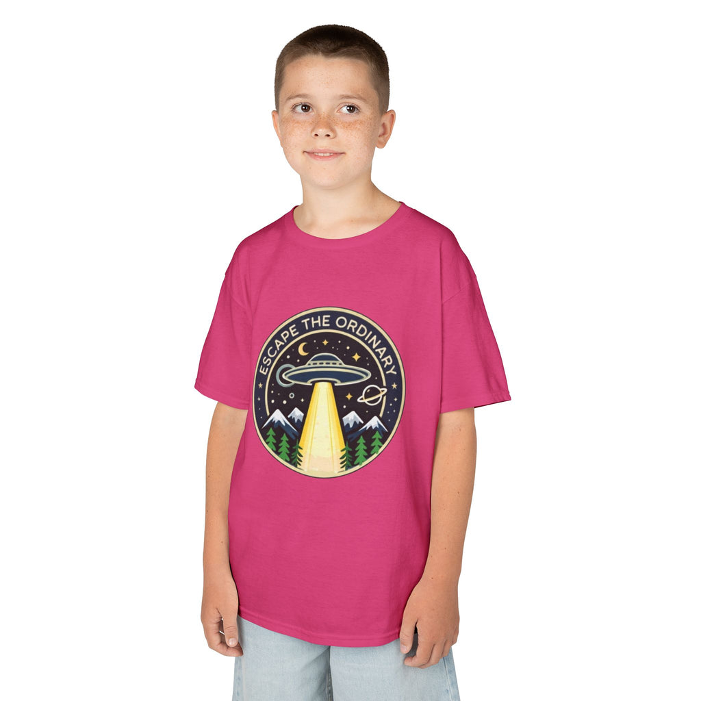 Kids T-Shirt | Escape the Ordinary UFO Adventure Graphic