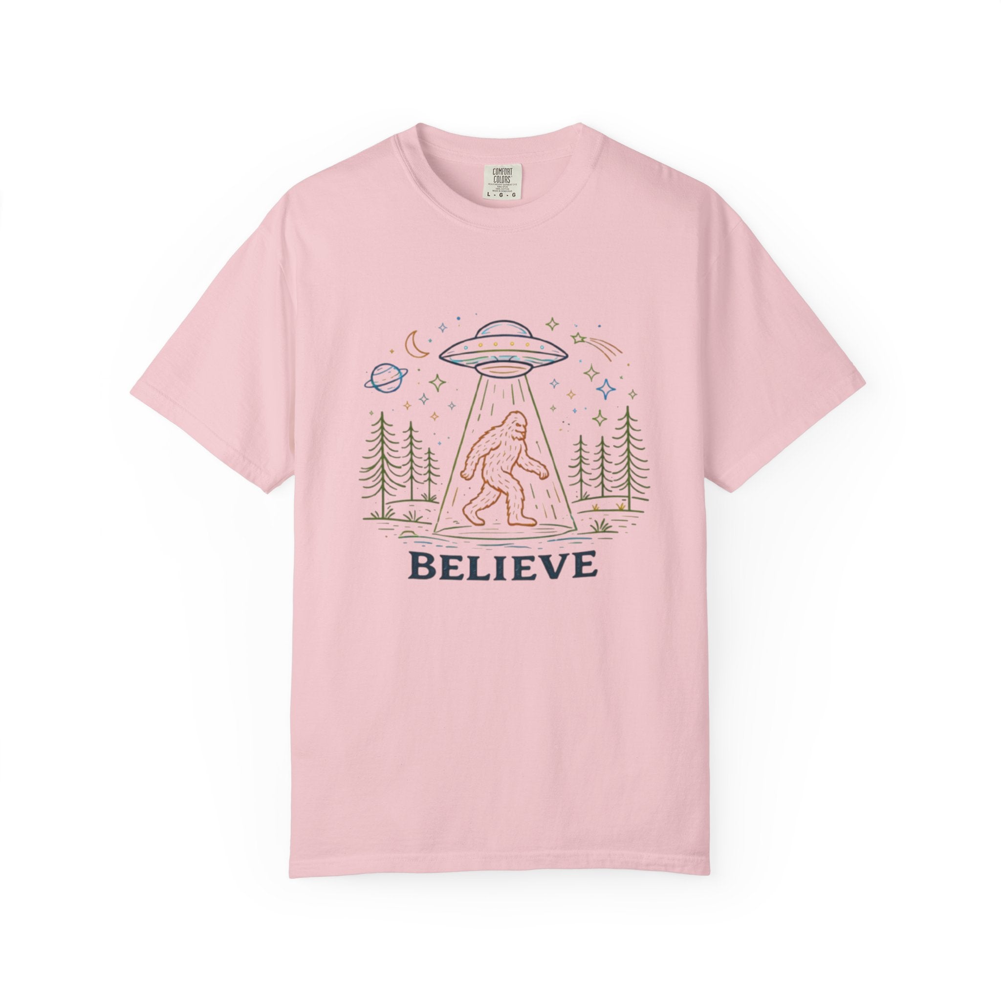 Believe Sasquatch UFO T-Shirt
