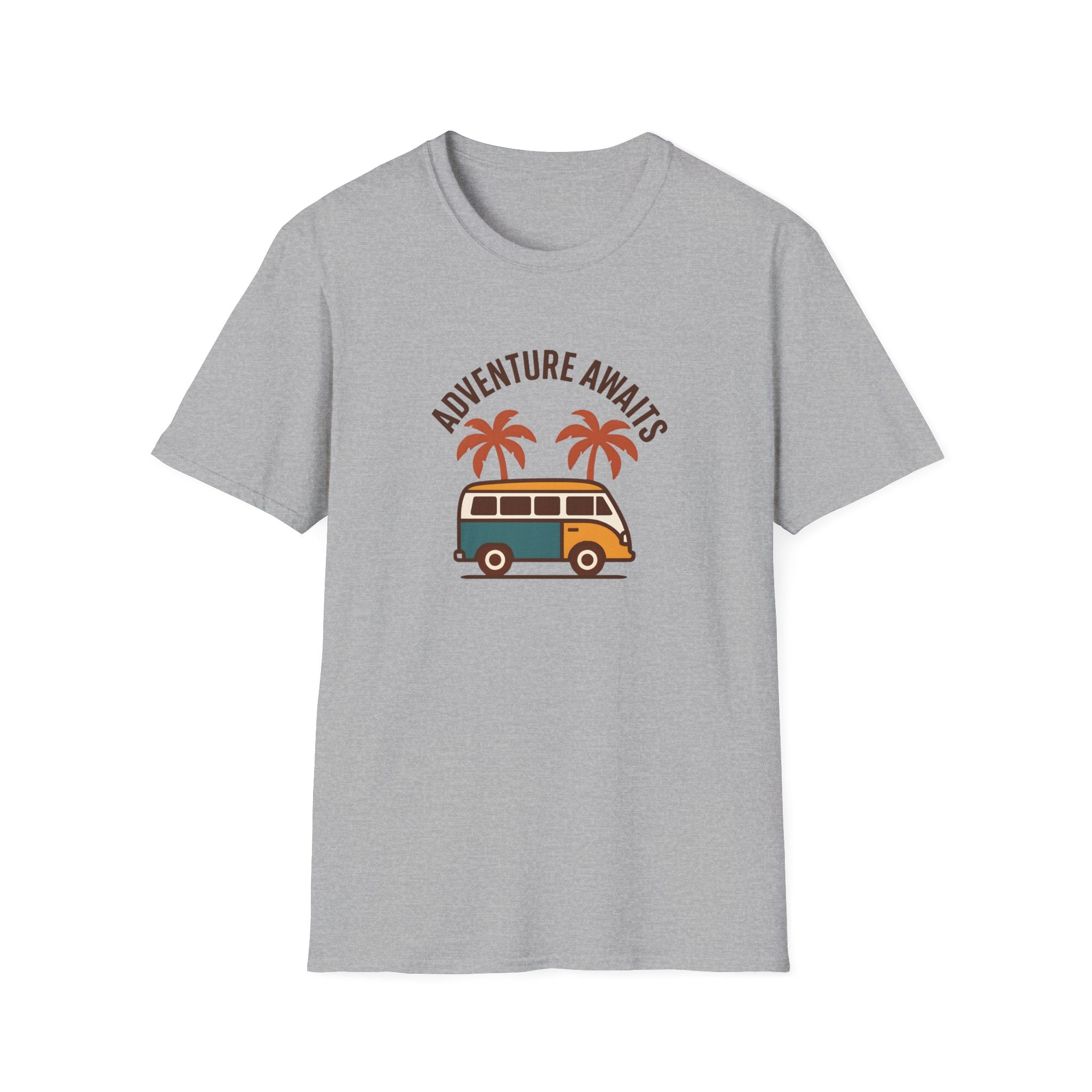 Adventure Awaits Van T-Shirt | Travel Camper Graphic Tee
