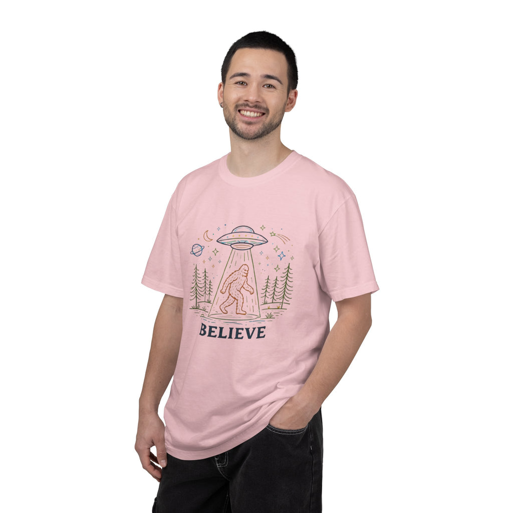 Believe Sasquatch UFO T-Shirt