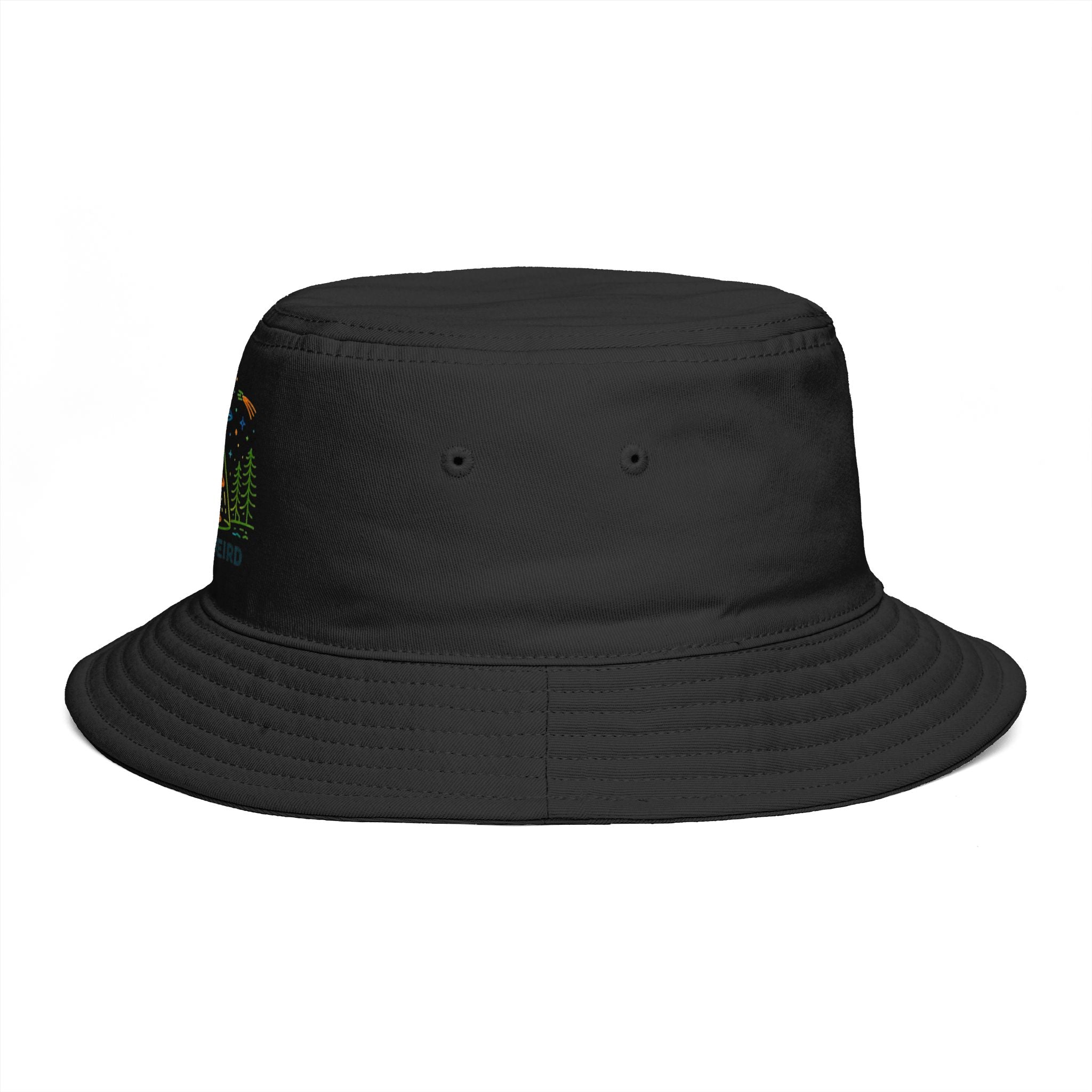 Stay Weird UFO Bigfoot Abduction Bucket Hat