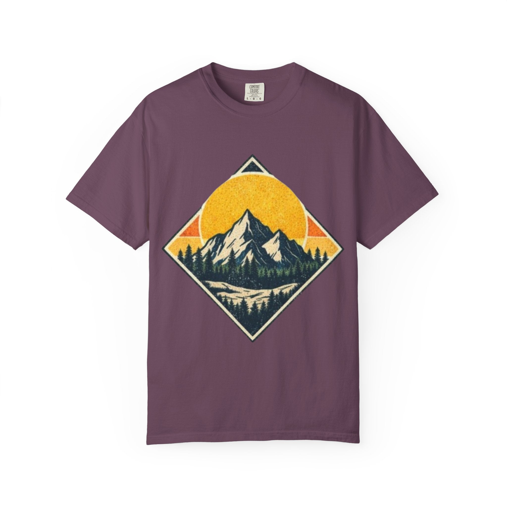 Mountain Sunset T-Shirt | Retro Outdoor Graphic Tee