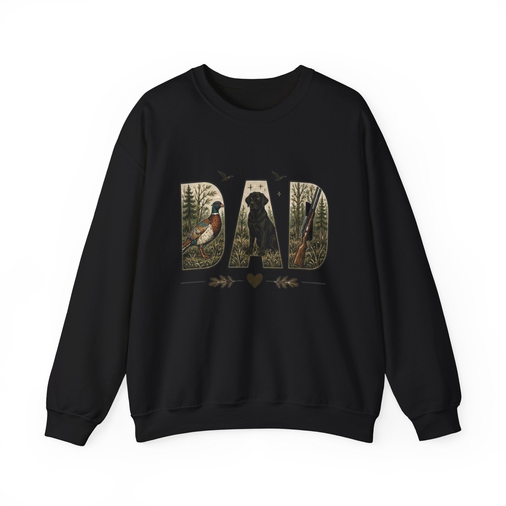 Dad Woodland Hunting Crewneck Sweatshirt | Fathers Day Gift