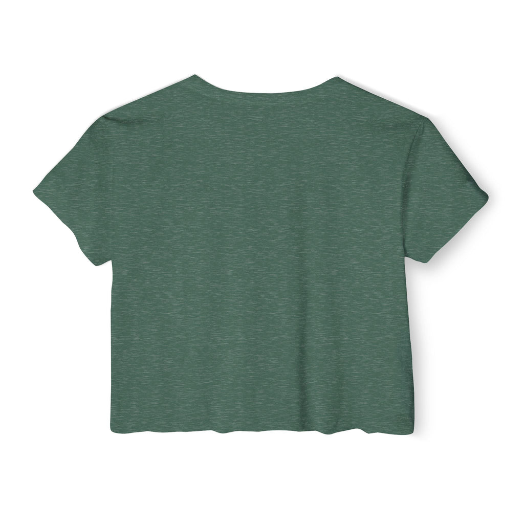 Otter with Beer Cute Festival Crop Top | Floating Otter Design