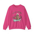 Stay Weird Sasquatch Canoe Crewneck Sweatshirt