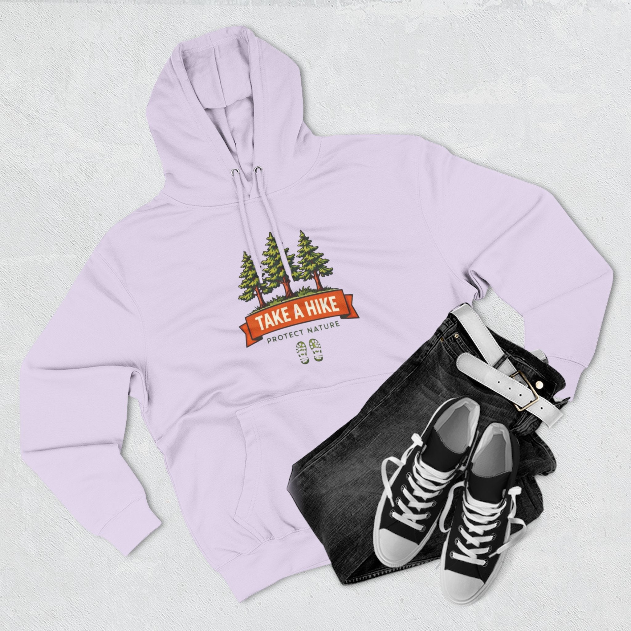 Hoodie | Take a Hike Graphic Hooded Sweatshirt Protect Nature