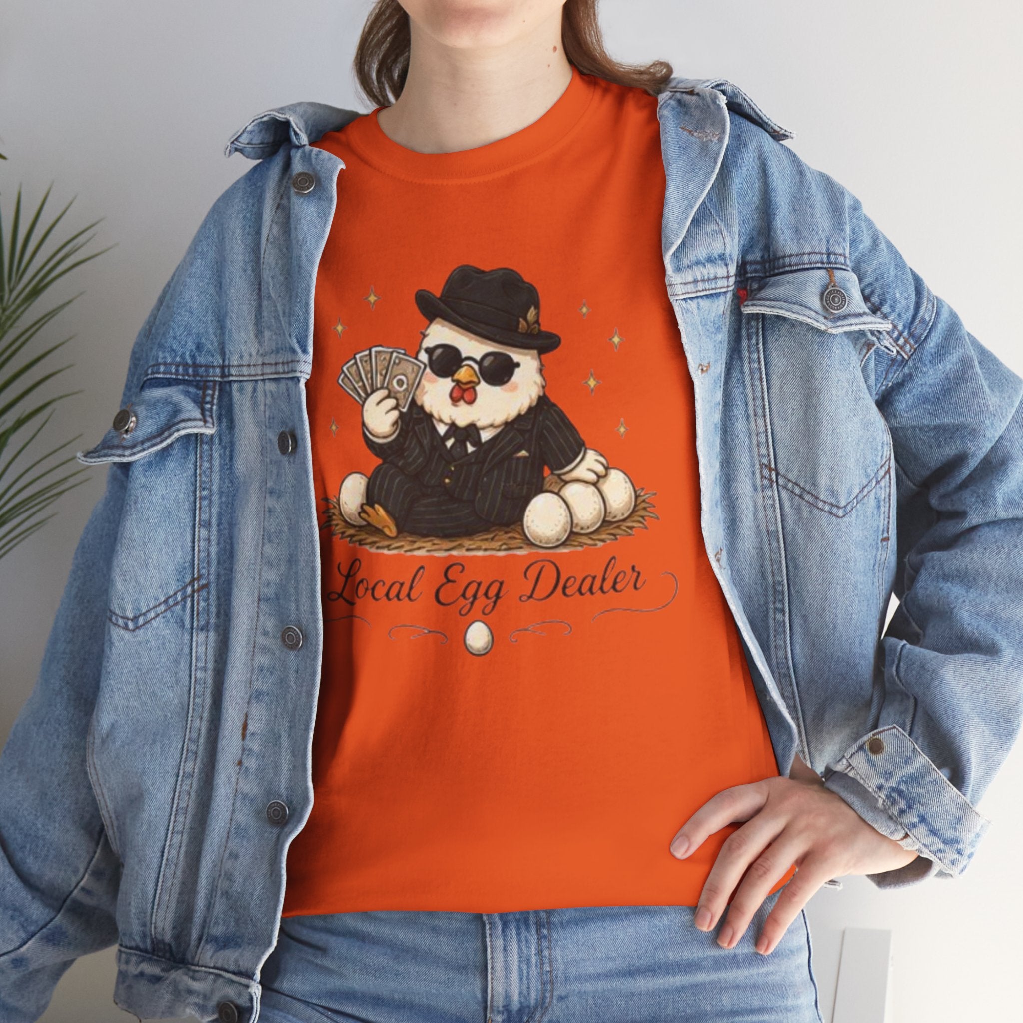 Local Egg Dealer T-Shirt | Cute Chick in Shades Graphic Tee