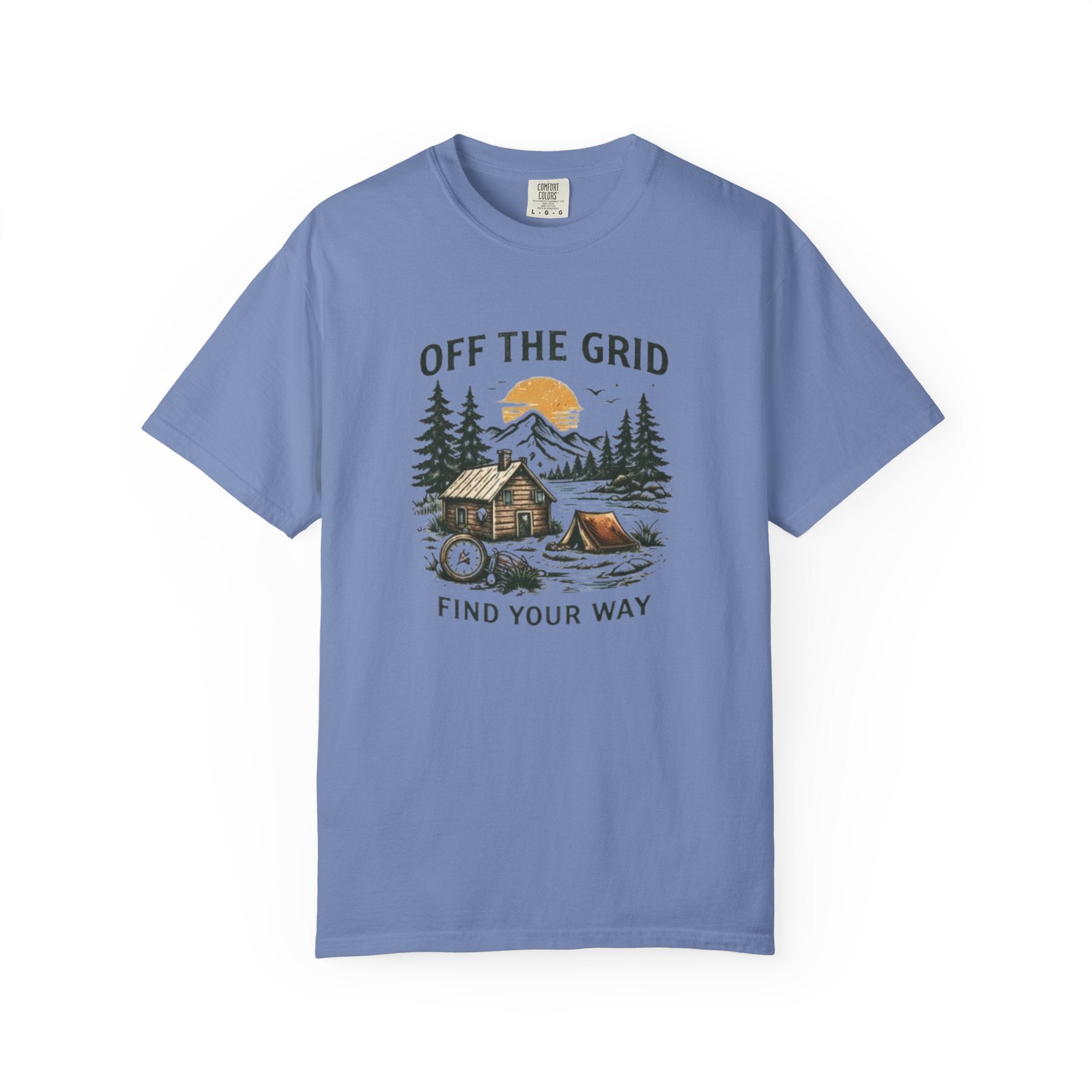 Off The Grid | Find Your Way Camping T-Shirt
