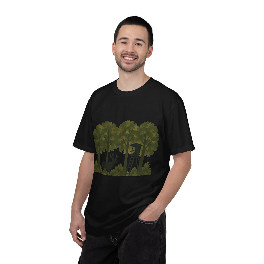 Deer Stand Forest T-Shirt | Hunting Silhouette Tee