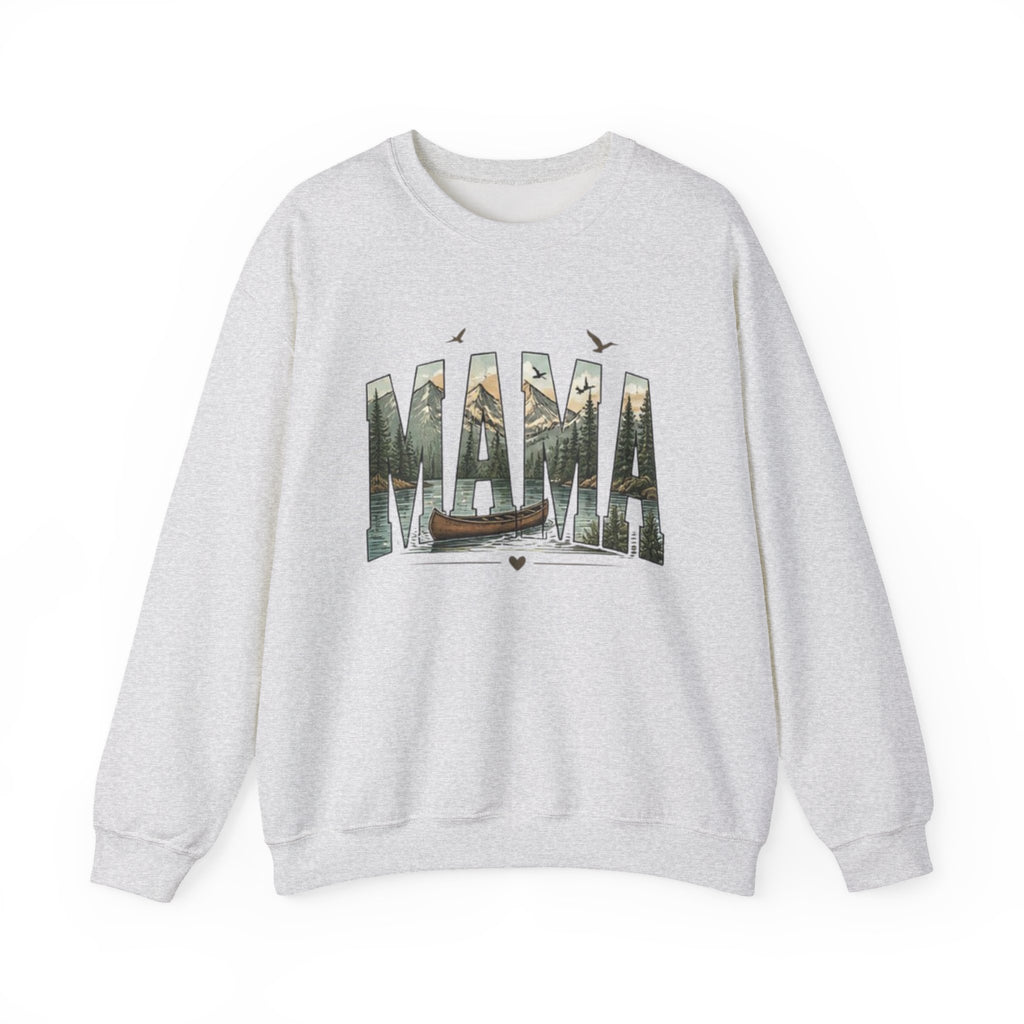 Mama Graphic Sweatshirt | Nature Canoe Design | Mothers Day Gift