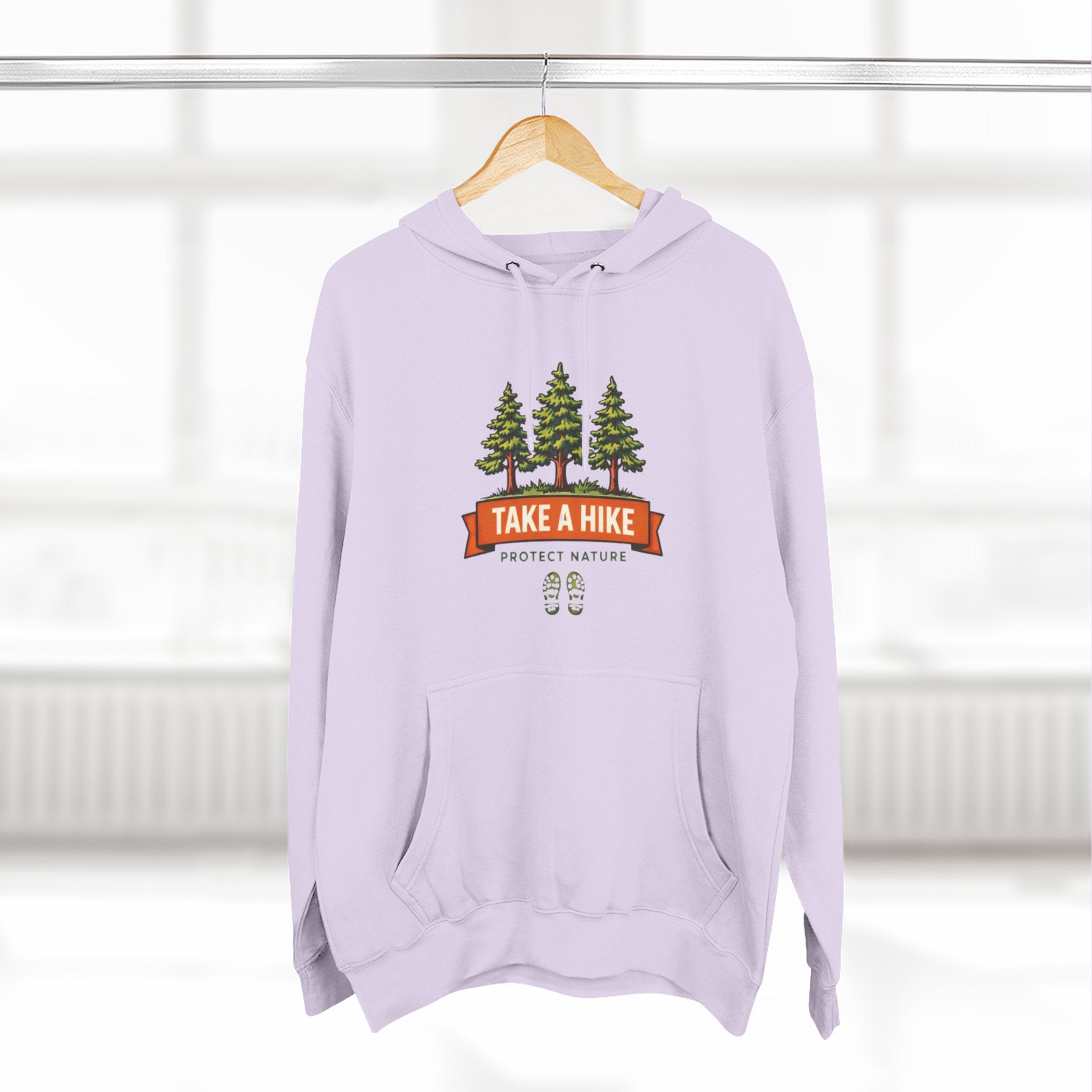 Hoodie | Take a Hike Graphic Hooded Sweatshirt Protect Nature