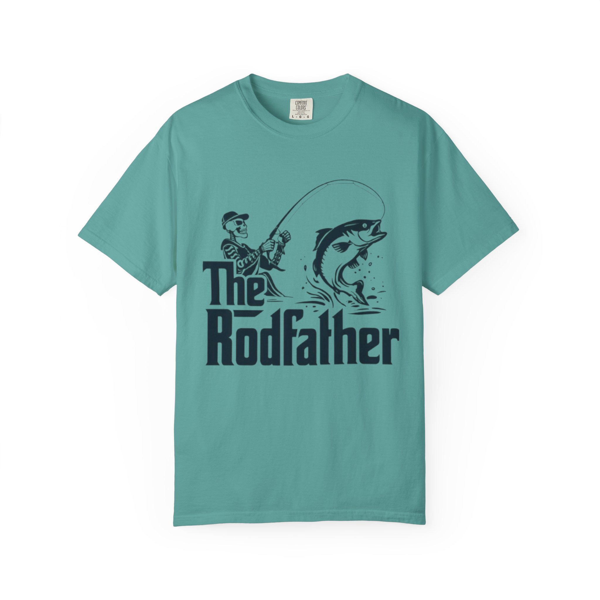 The Rodfather fishing graphic T-Shirt | fisherman, fish illustration