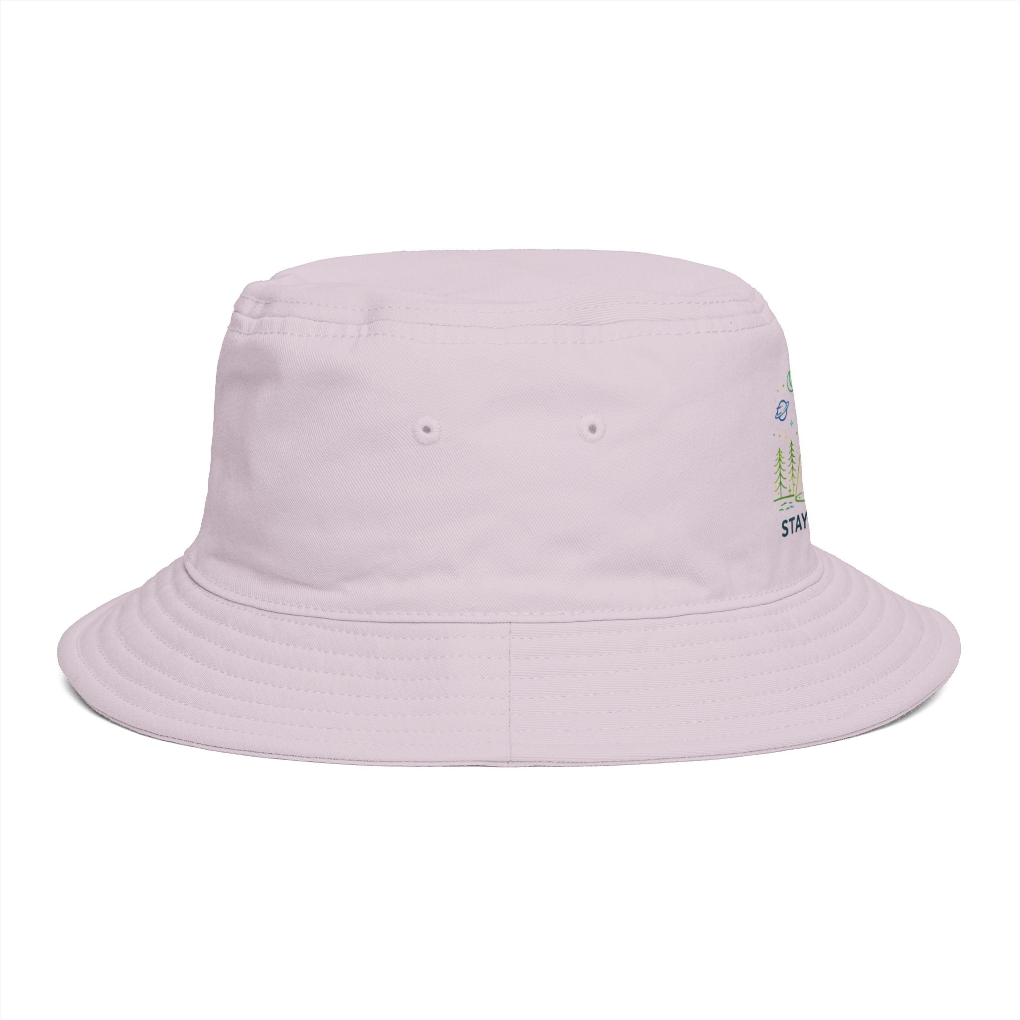 Stay Weird UFO Bigfoot Abduction Bucket Hat