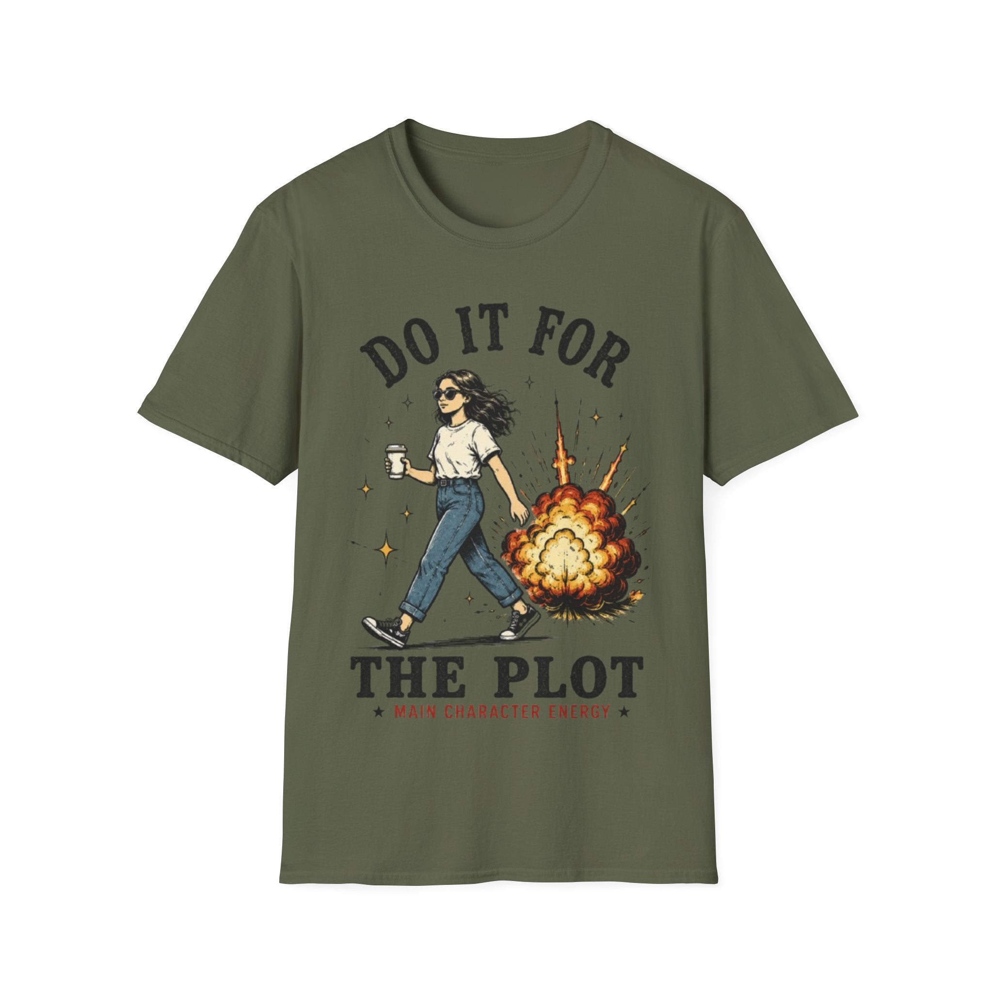 Do It For The Plot T-Shirt | Main Character Energy Graphic Tee