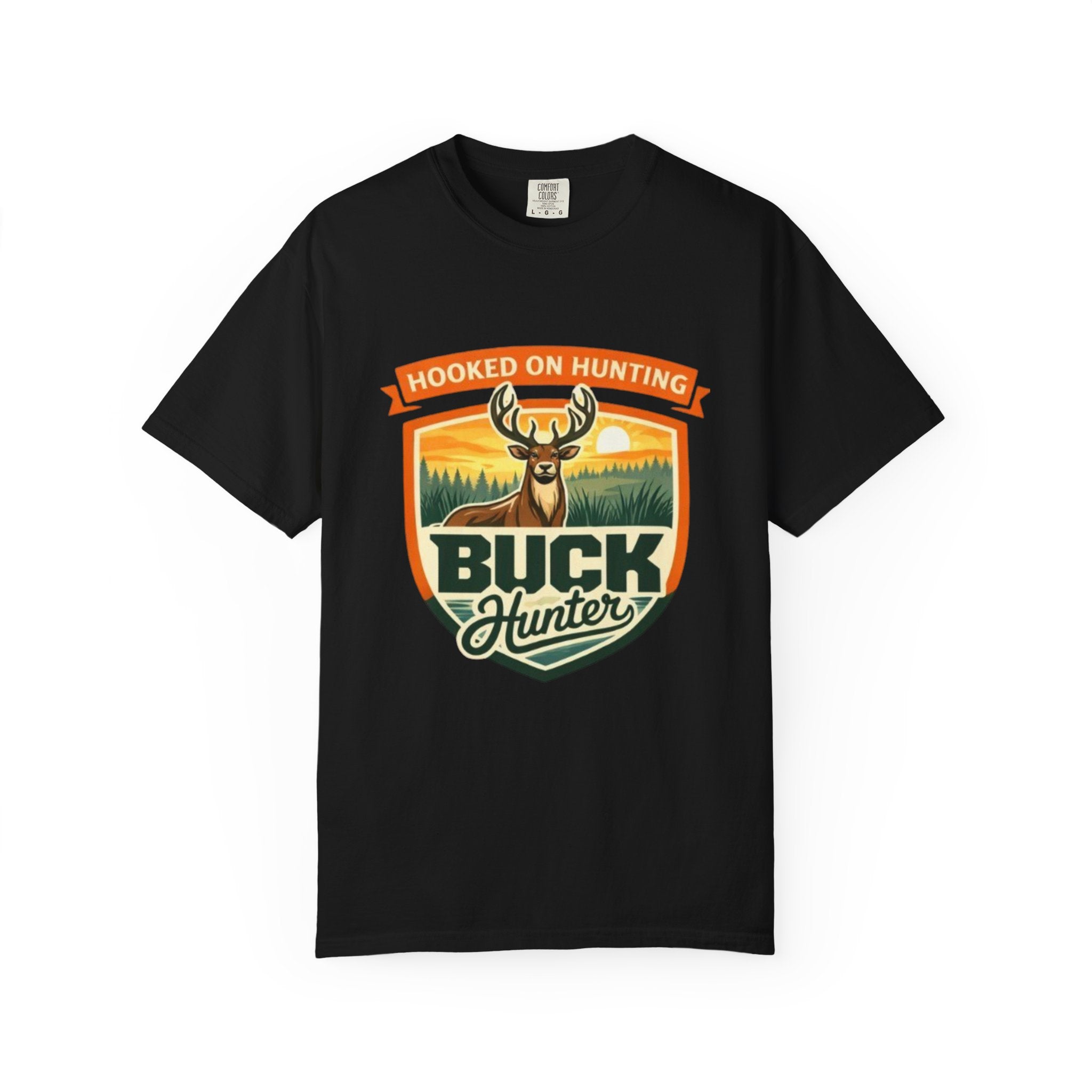 Buck Hunter T-Shirt | Hooked on Hunting Deer Hunting Graphic Tee