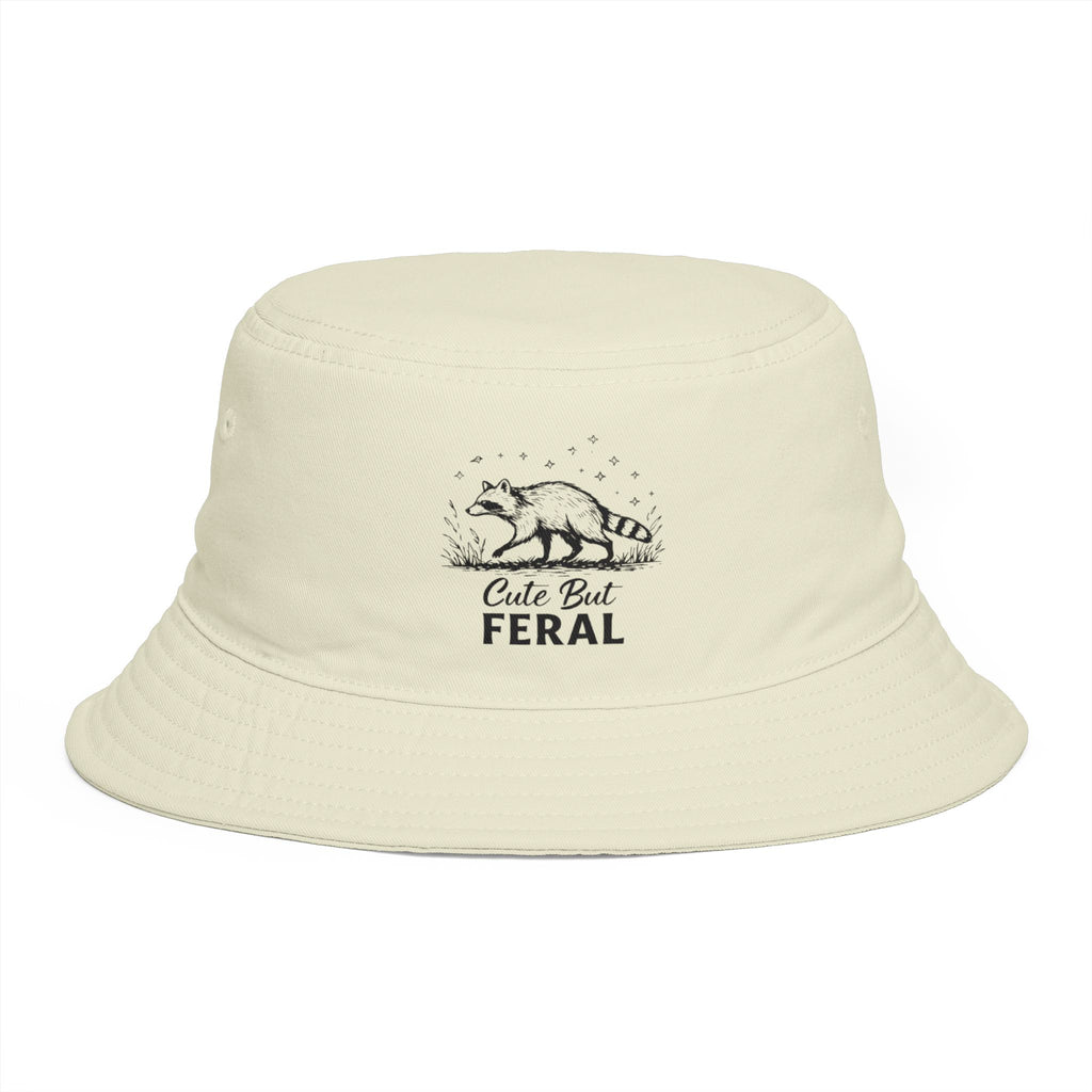 Feral Raccoon Cute Bucket Hat | Adorable Wild Animal Style