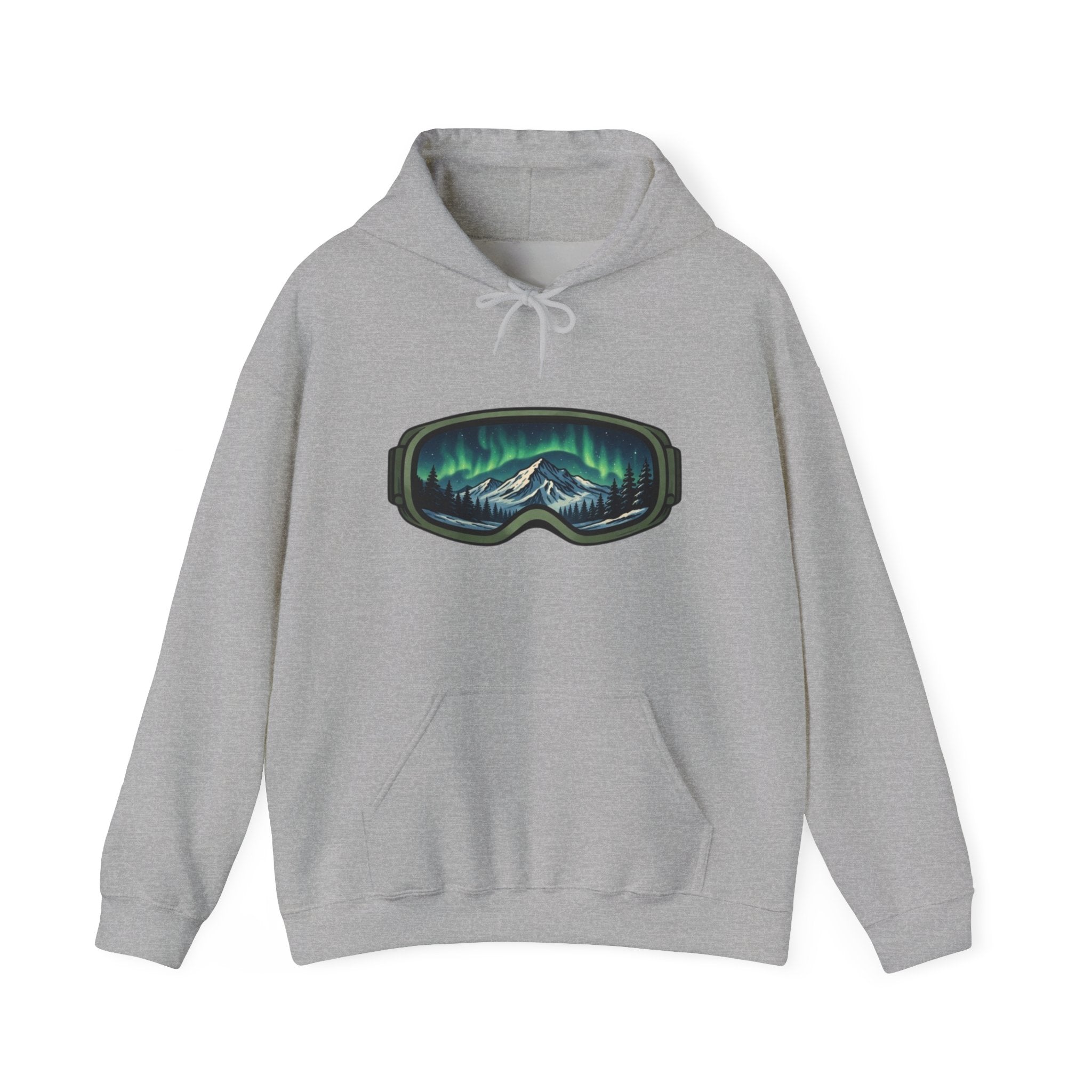 Northern Lights Ski Goggle Hoodie