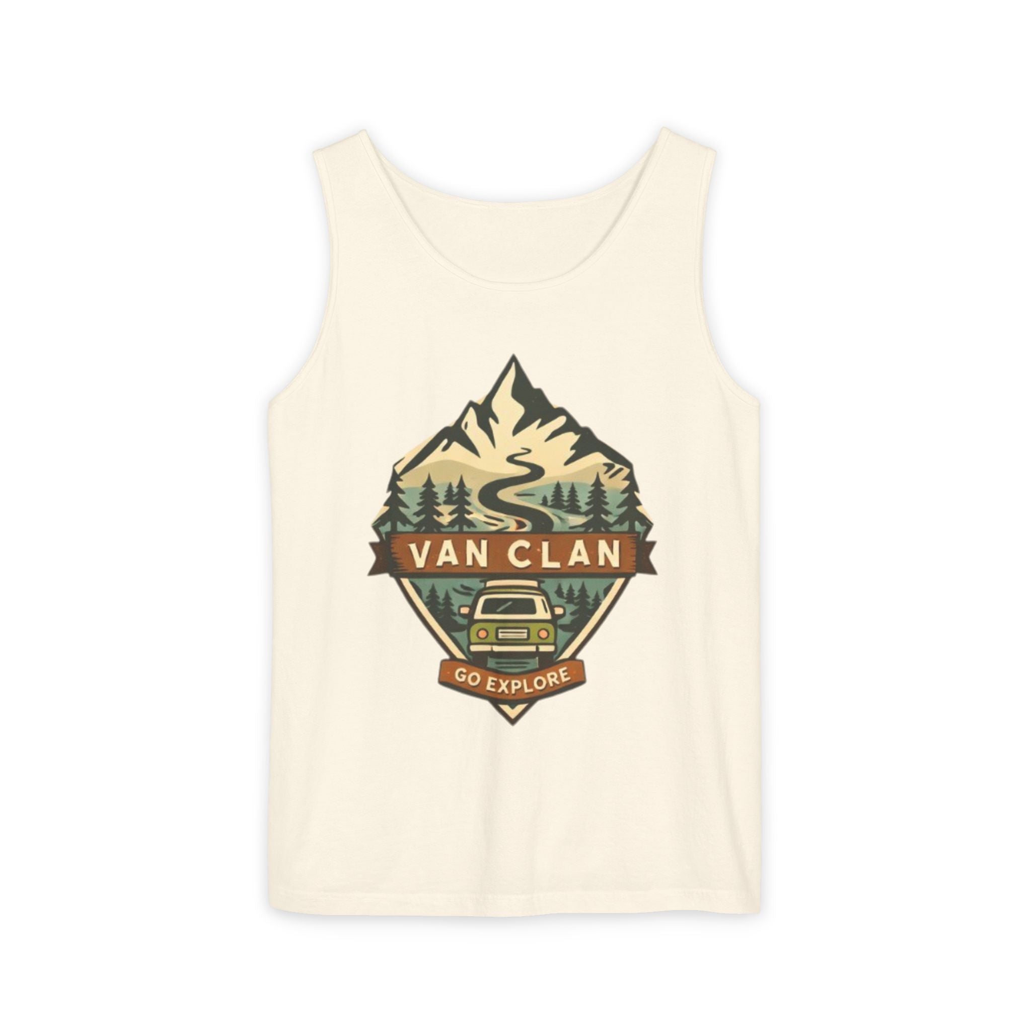 Van Clan Go Explore Tank Top | Adventure Van life Graphic Tank