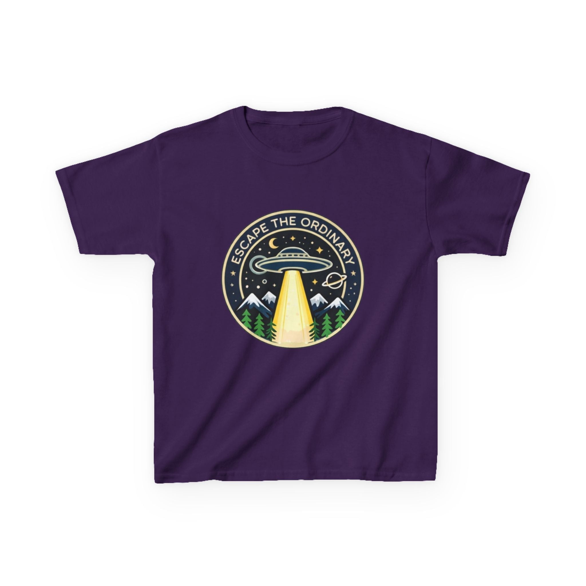Kids T-Shirt | Escape the Ordinary UFO Adventure Graphic