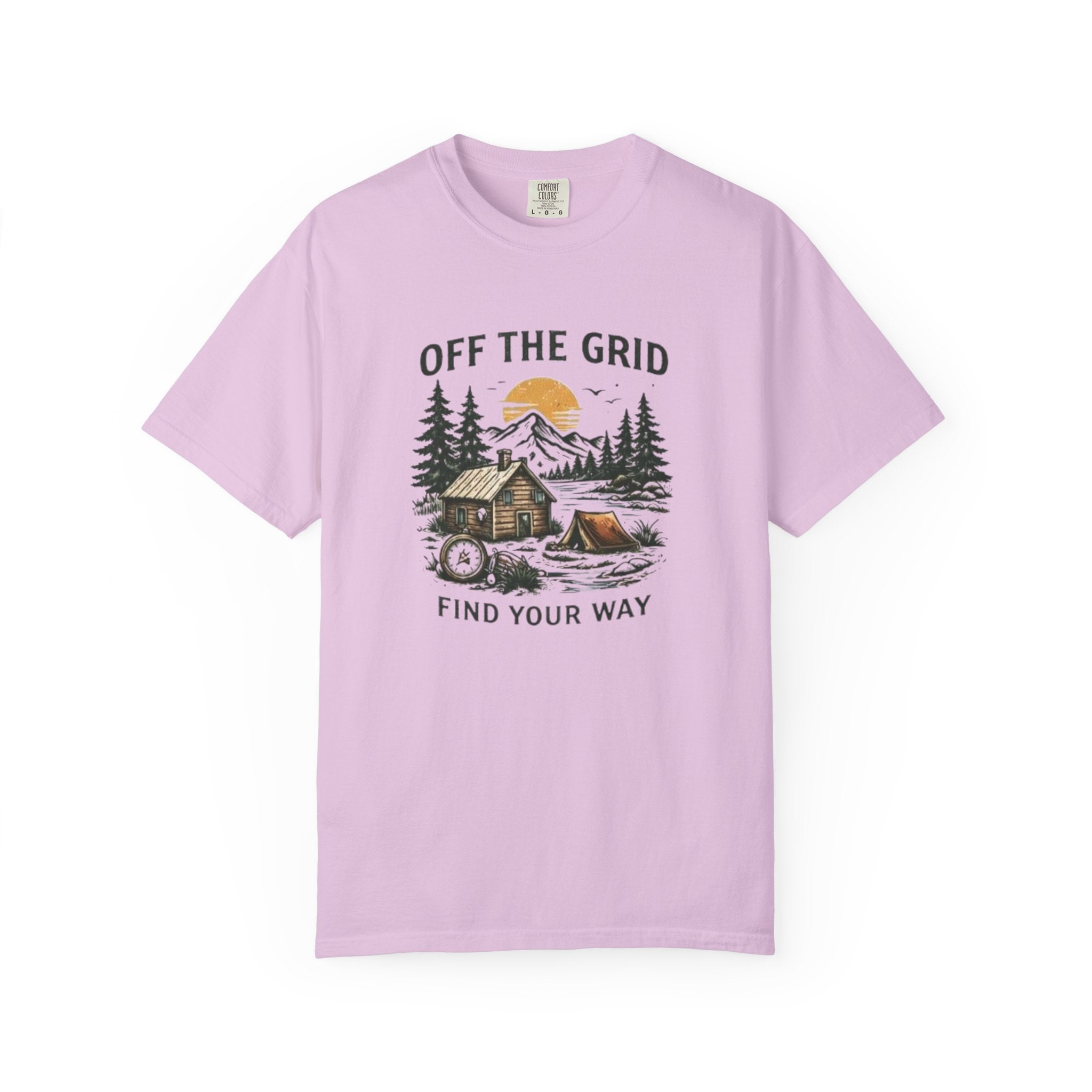 Off The Grid | Find Your Way Camping T-Shirt