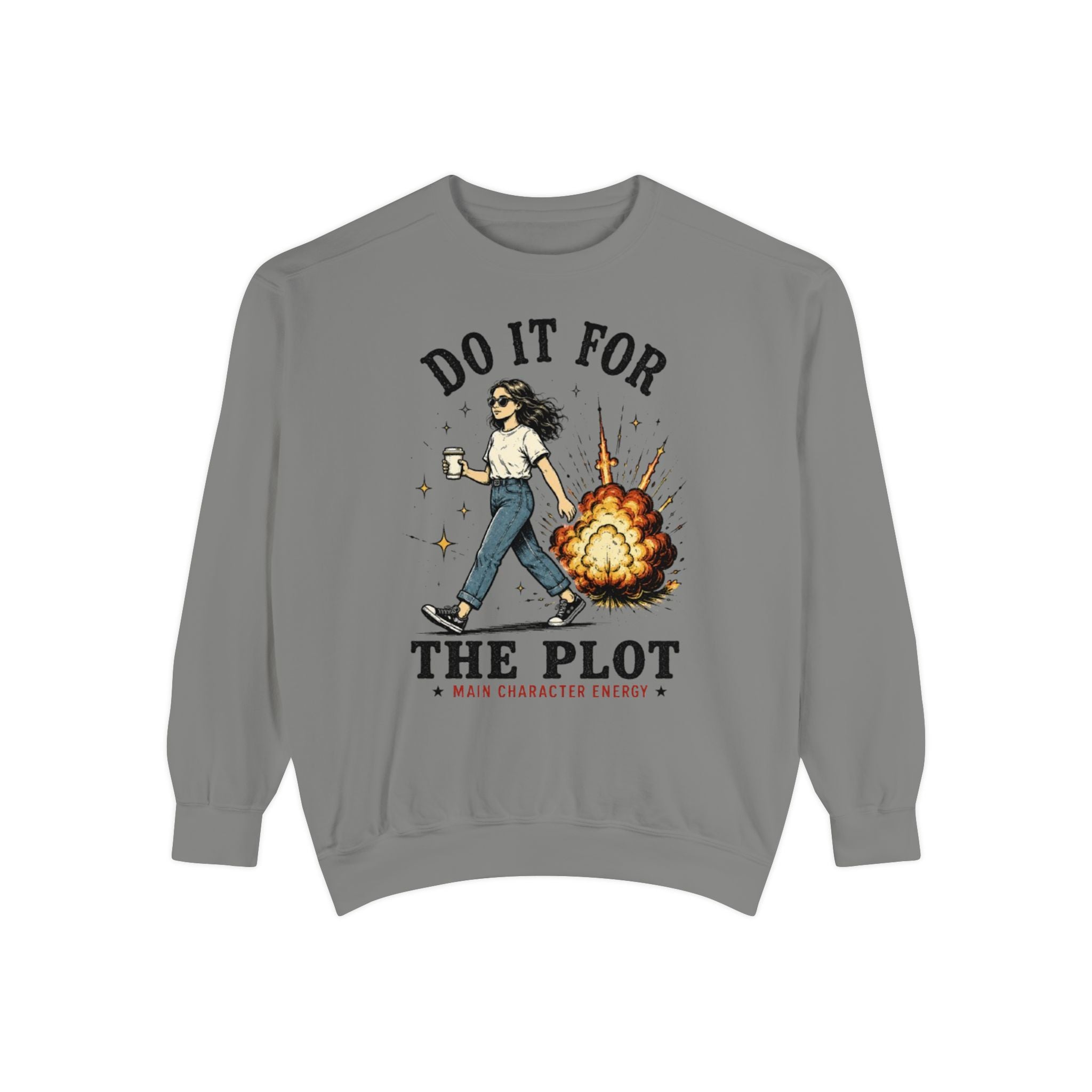 Do It For The Plot Sweatshirt | Literary Aesthetic Crewneck