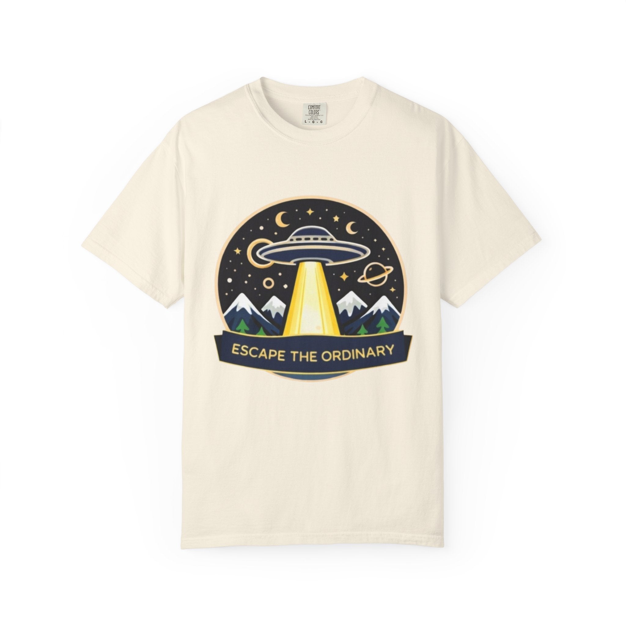T-Shirt | "Escape the Ordinary" UFO Adventure Graphic Tee