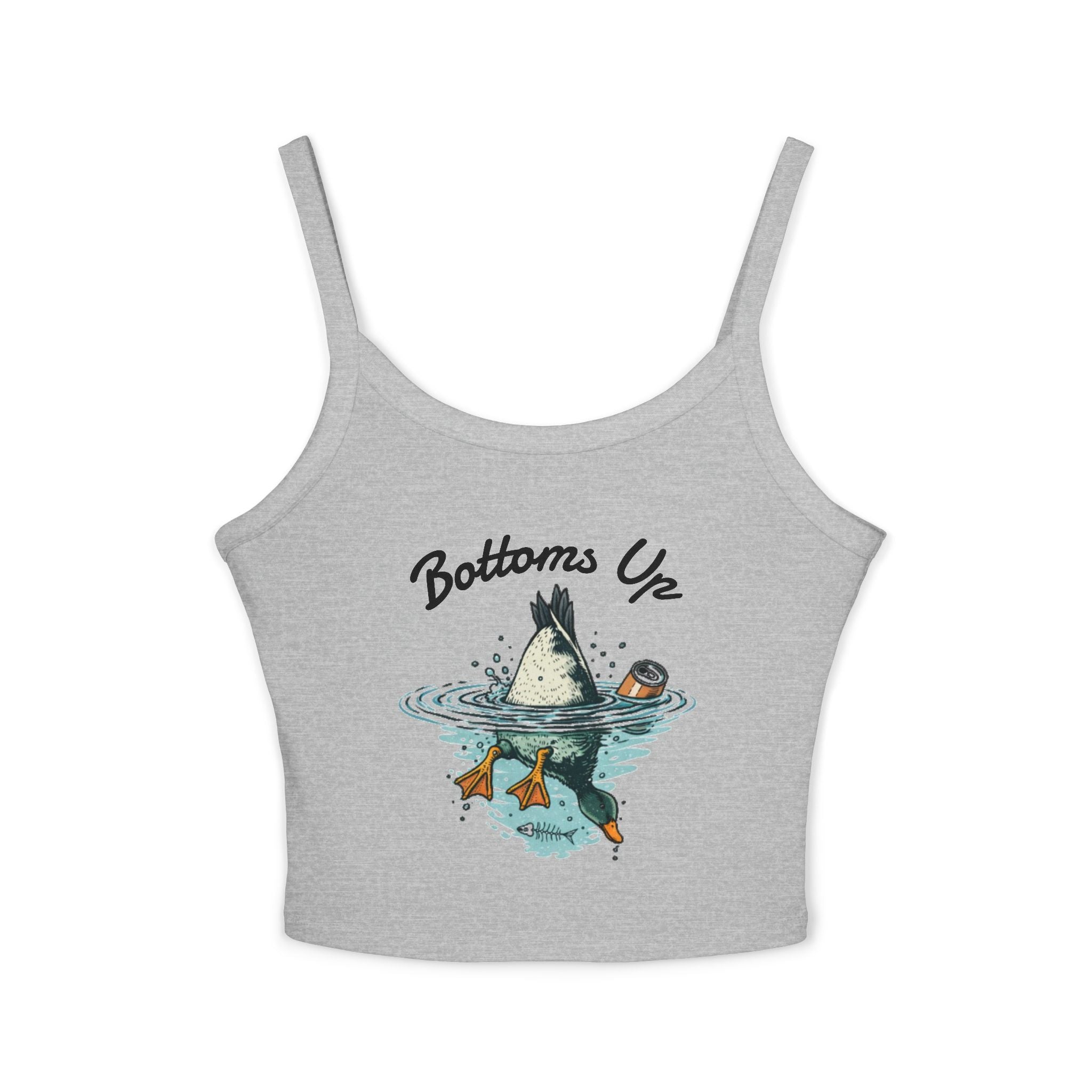 Bottoms Up Duck Diving Tank Top | Womens Spaghetti Strap Swim Shirt