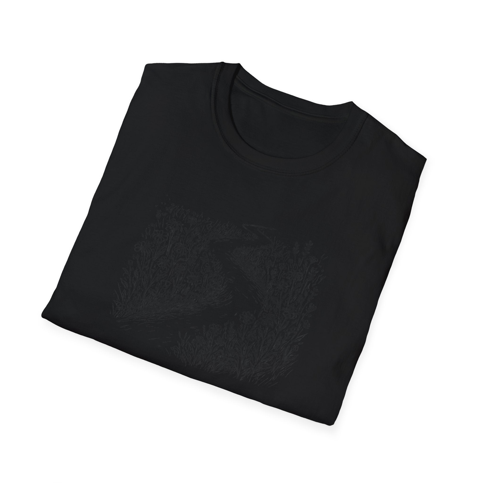 Winding Path Through Grass T-Shirt | Scenic Nature Trail Tee