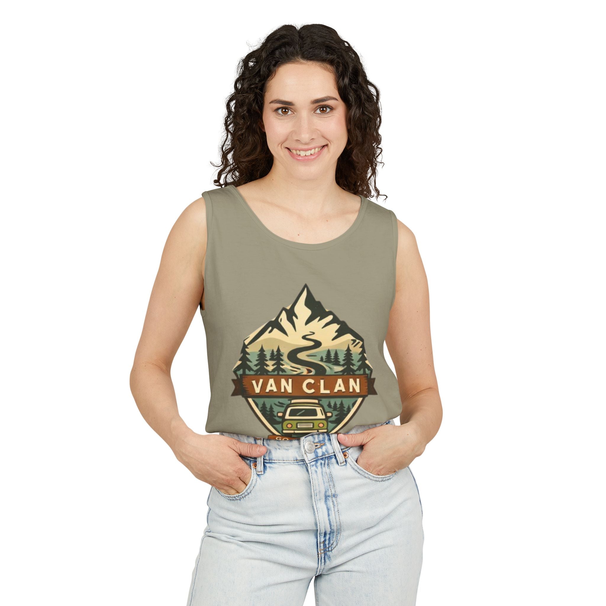 Van Clan Go Explore Tank Top | Adventure Van life Graphic Tank