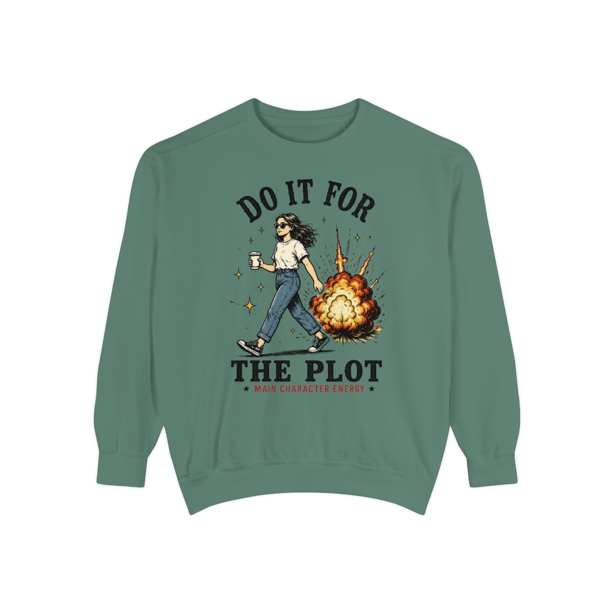 Do It For The Plot Sweatshirt | Literary Aesthetic Crewneck