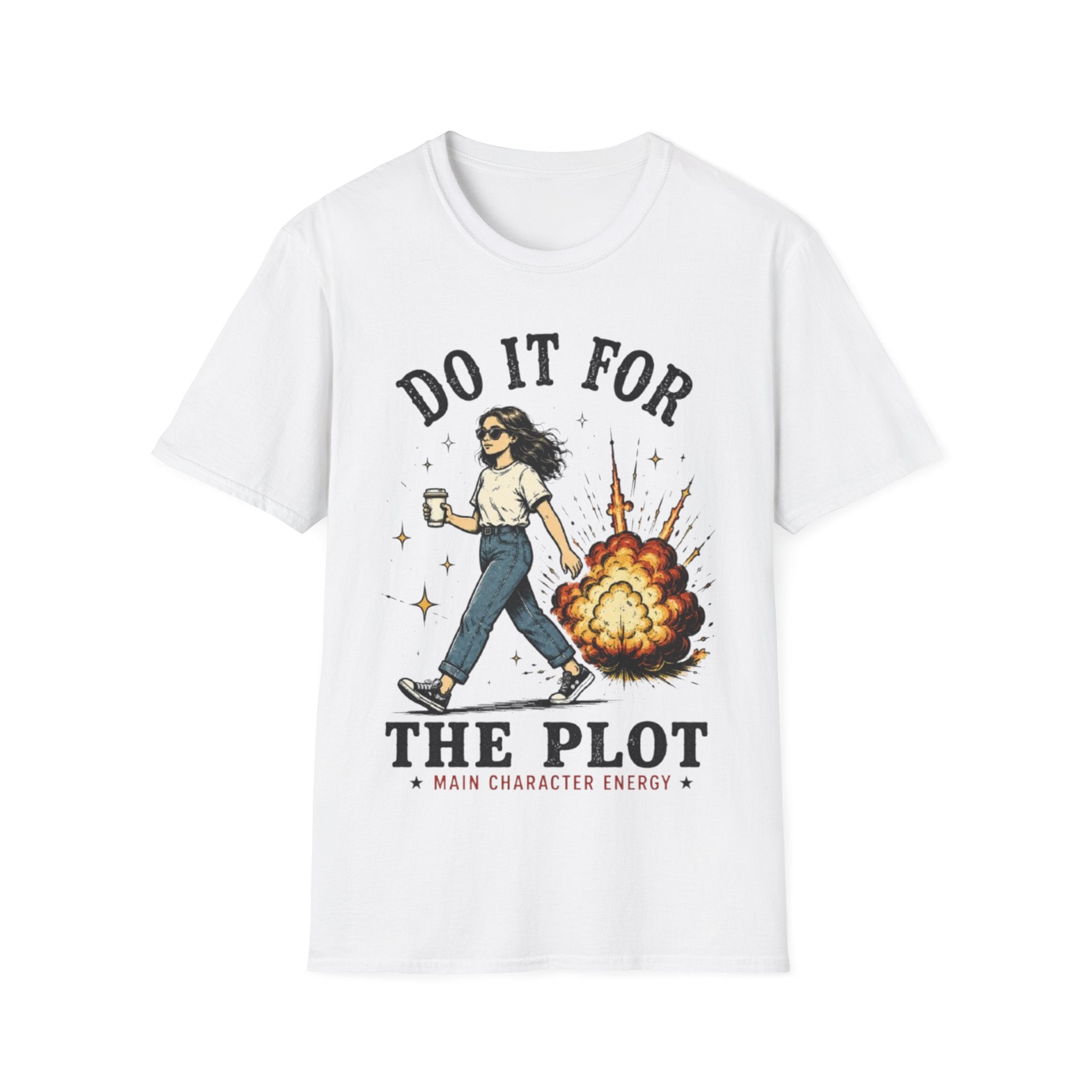 Do It For The Plot T-Shirt | Main Character Energy Graphic Tee