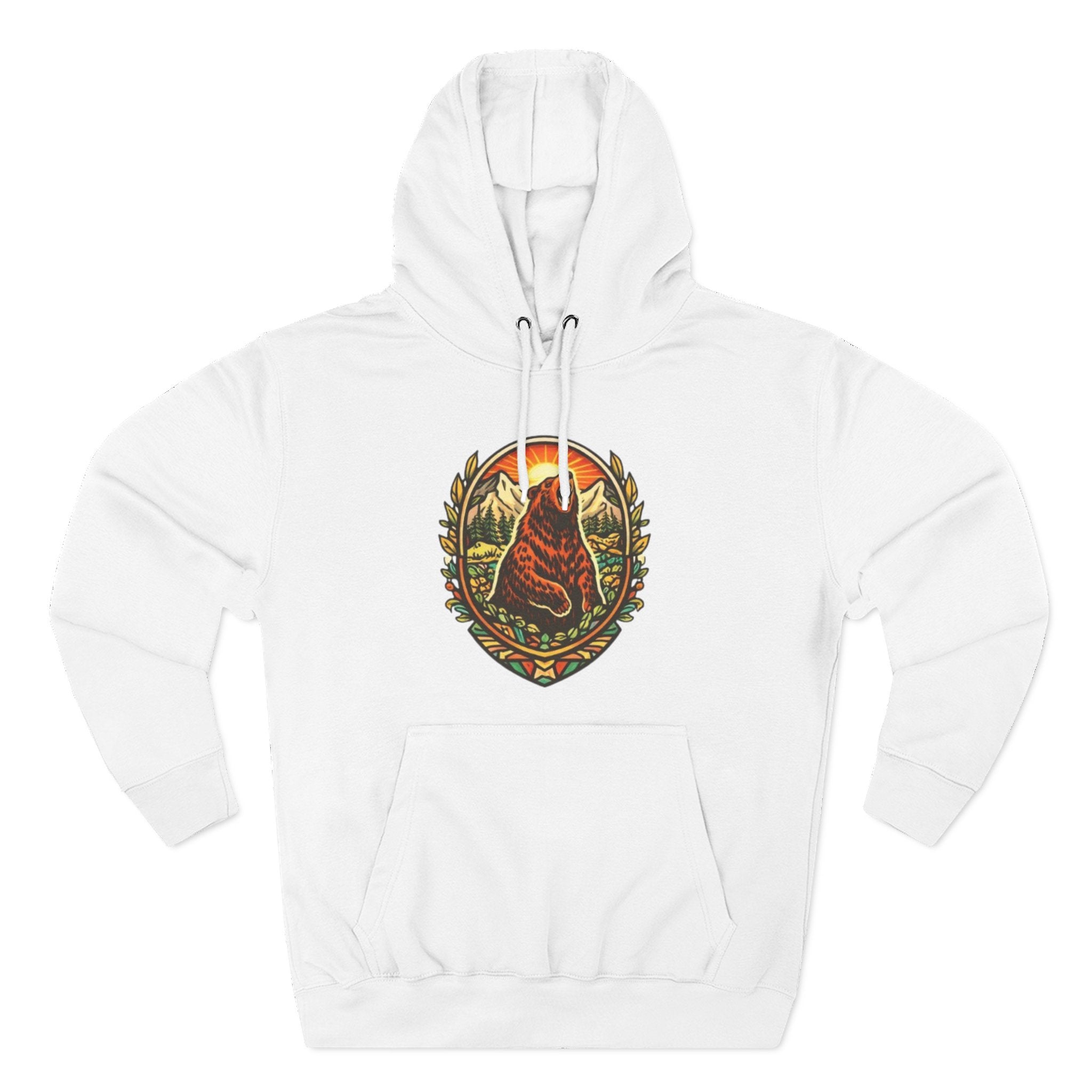 Vintage Roaring Bear Fleece Hoodie
