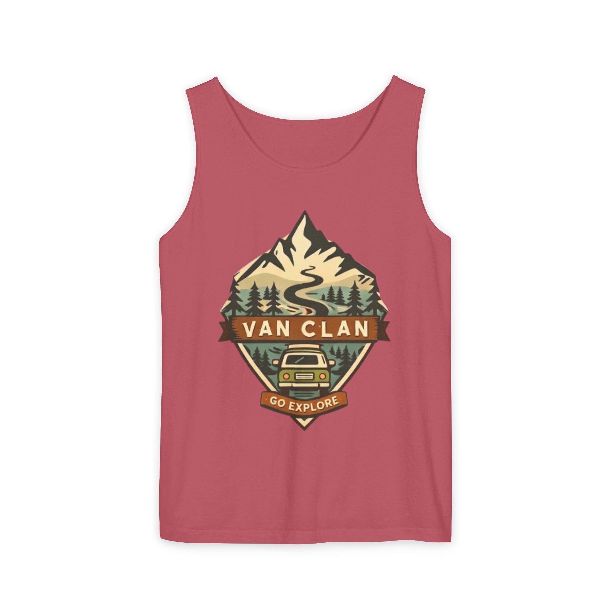 Van Clan Go Explore Tank Top | Adventure Van life Graphic Tank